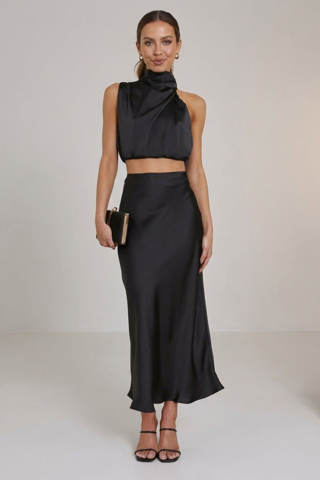 Céleste Vion | Women's Satin Evening Dress
