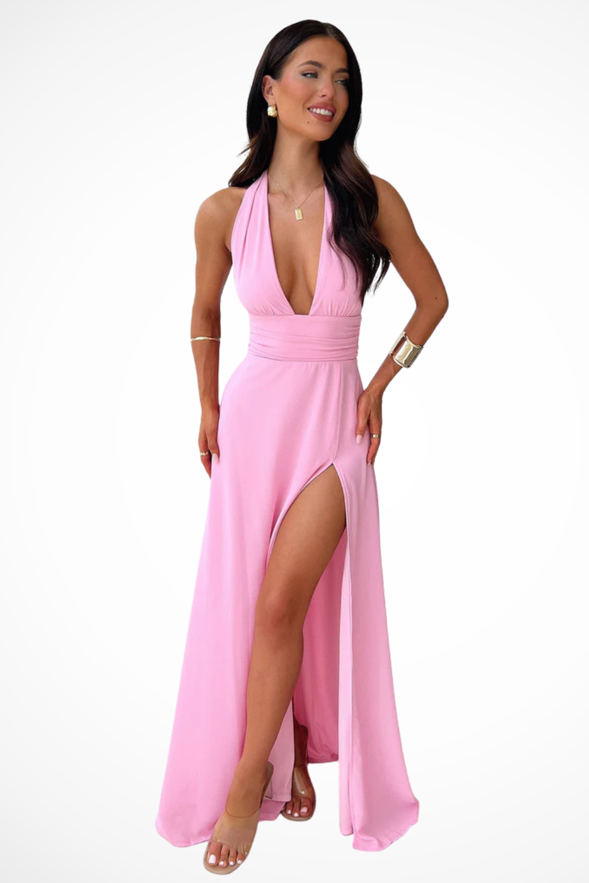 Elodie Vesper | Women's Halter Neck Maxi Dress