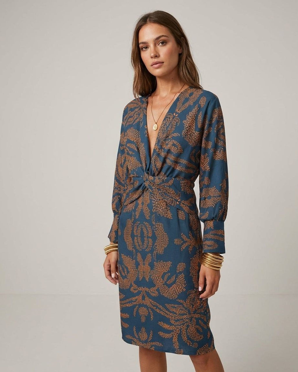 Marielle Vant | Women's Elegant Blue Dress