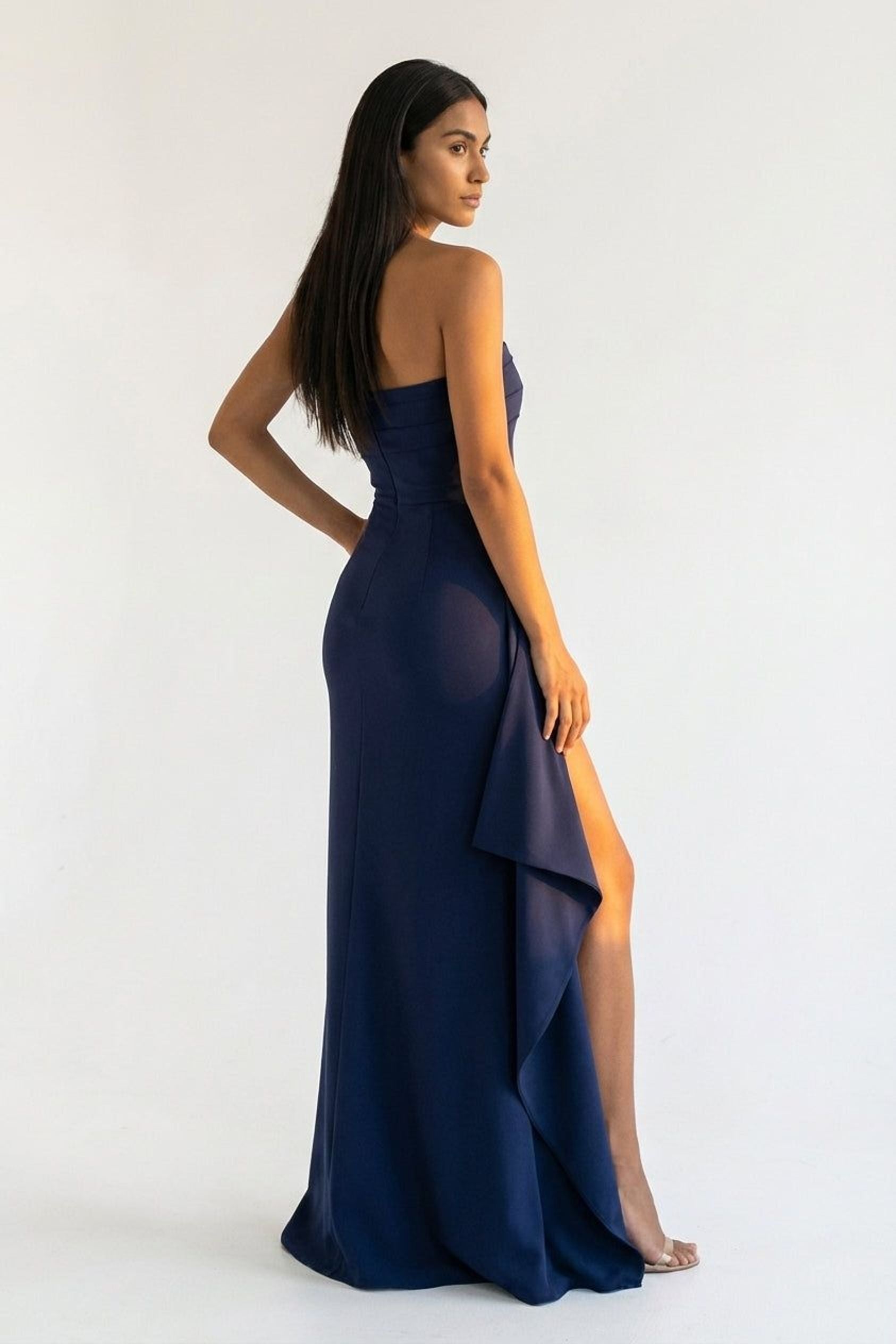 Isolde Vira | Women's Strapless Maxi Dress
