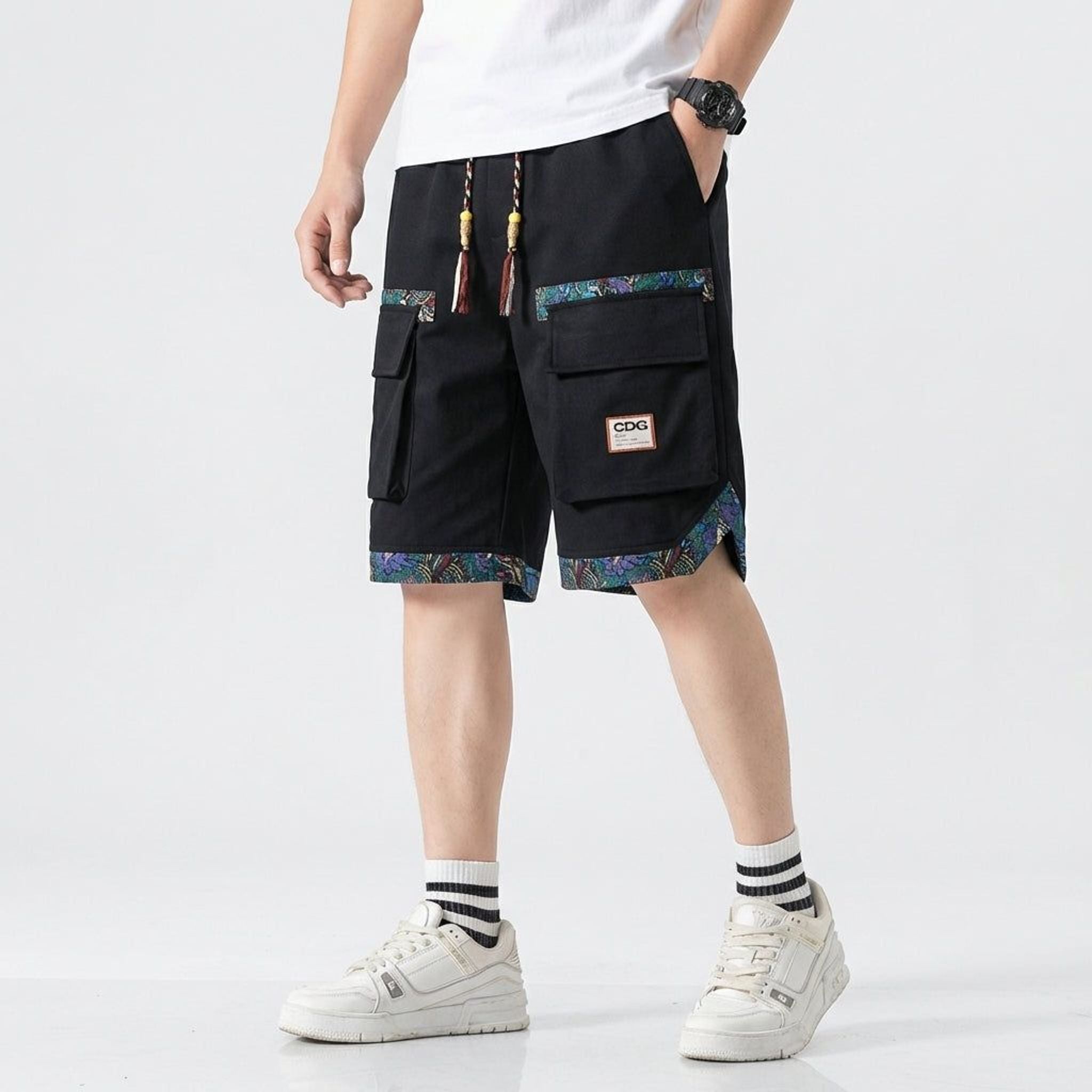 Luca Fenn | Men's Cargo Shorts with Pockets