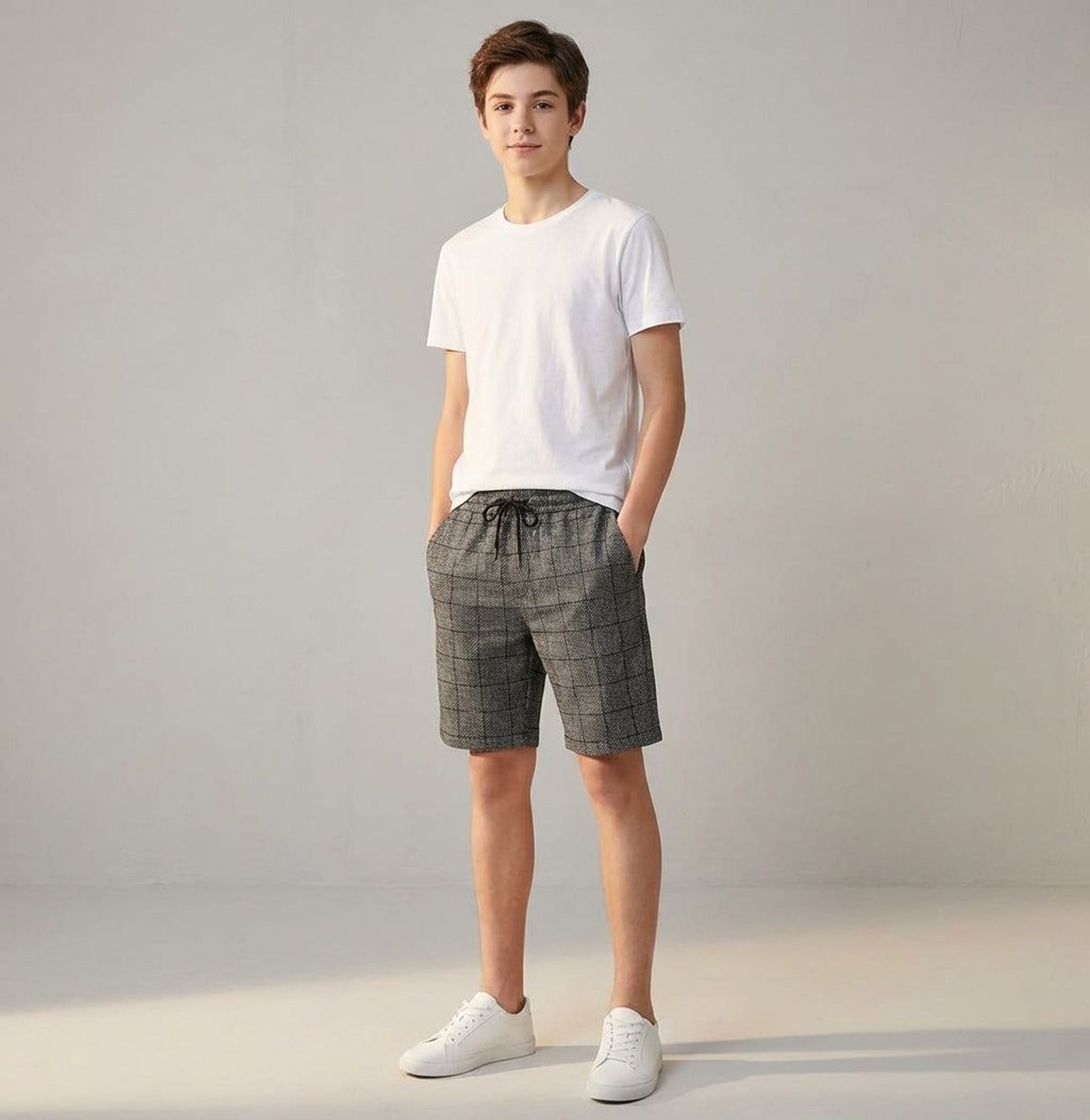 Thierry Varn | Men's Plaid Lounge Shorts