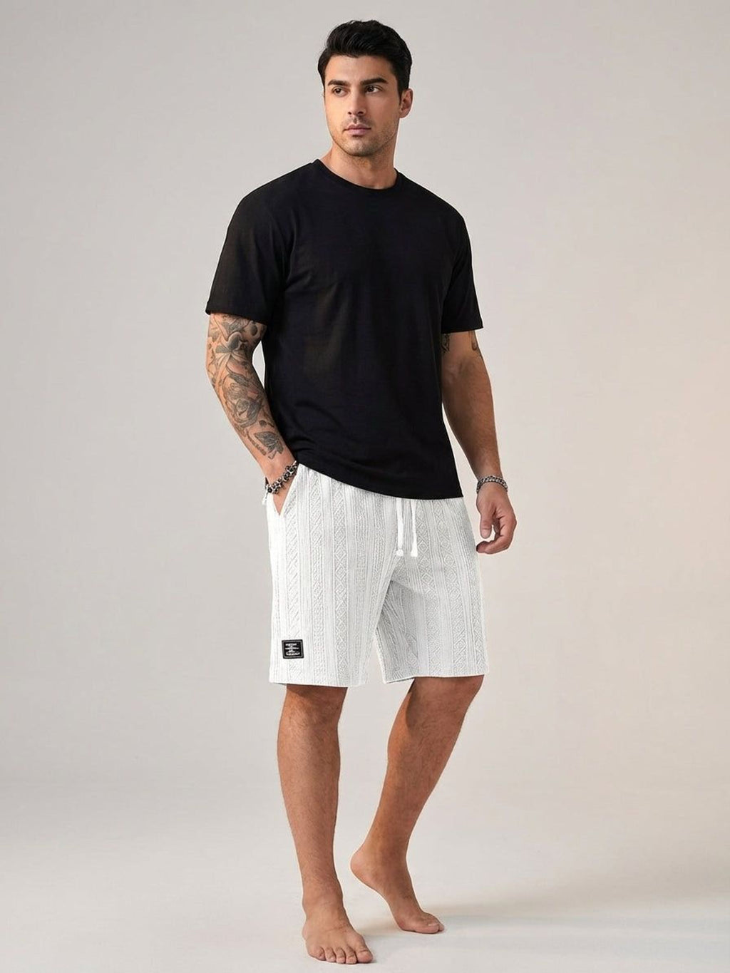 Lorenzo Voss | Men's Knit Lounge Shorts