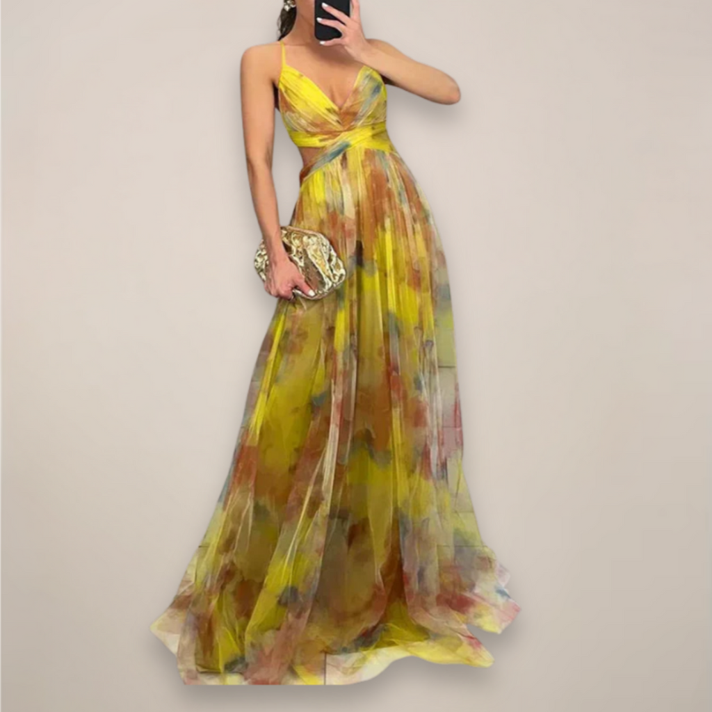 Céleste Vair | Women's Floral Maxi Dress