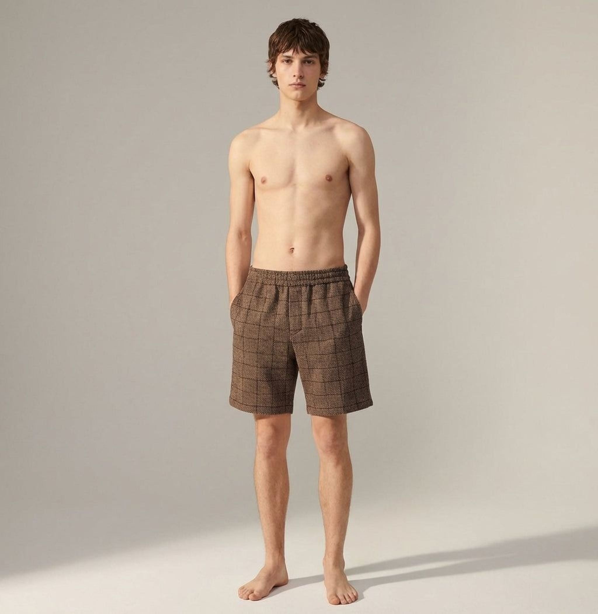 Thierry Varn | Men's Plaid Lounge Shorts
