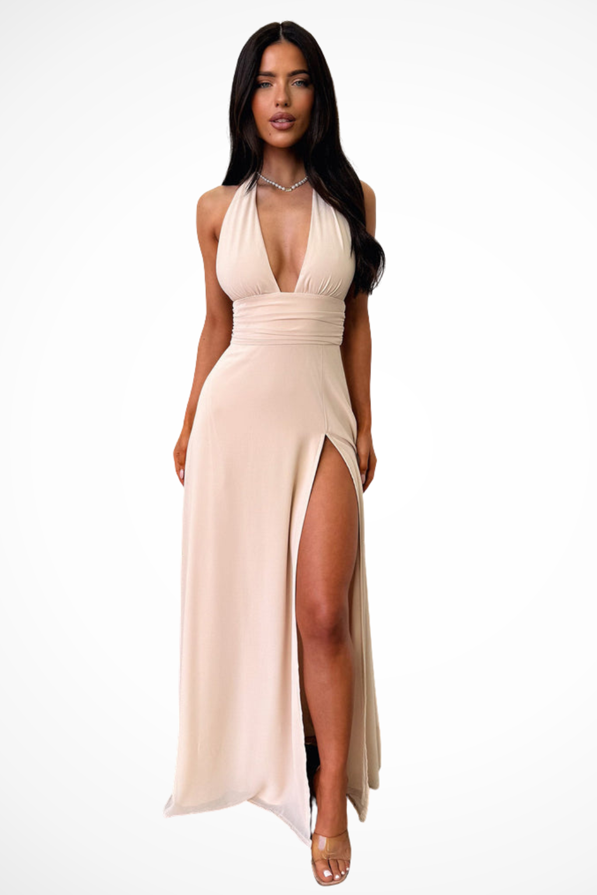 Elodie Vesper | Women's Halter Neck Maxi Dress