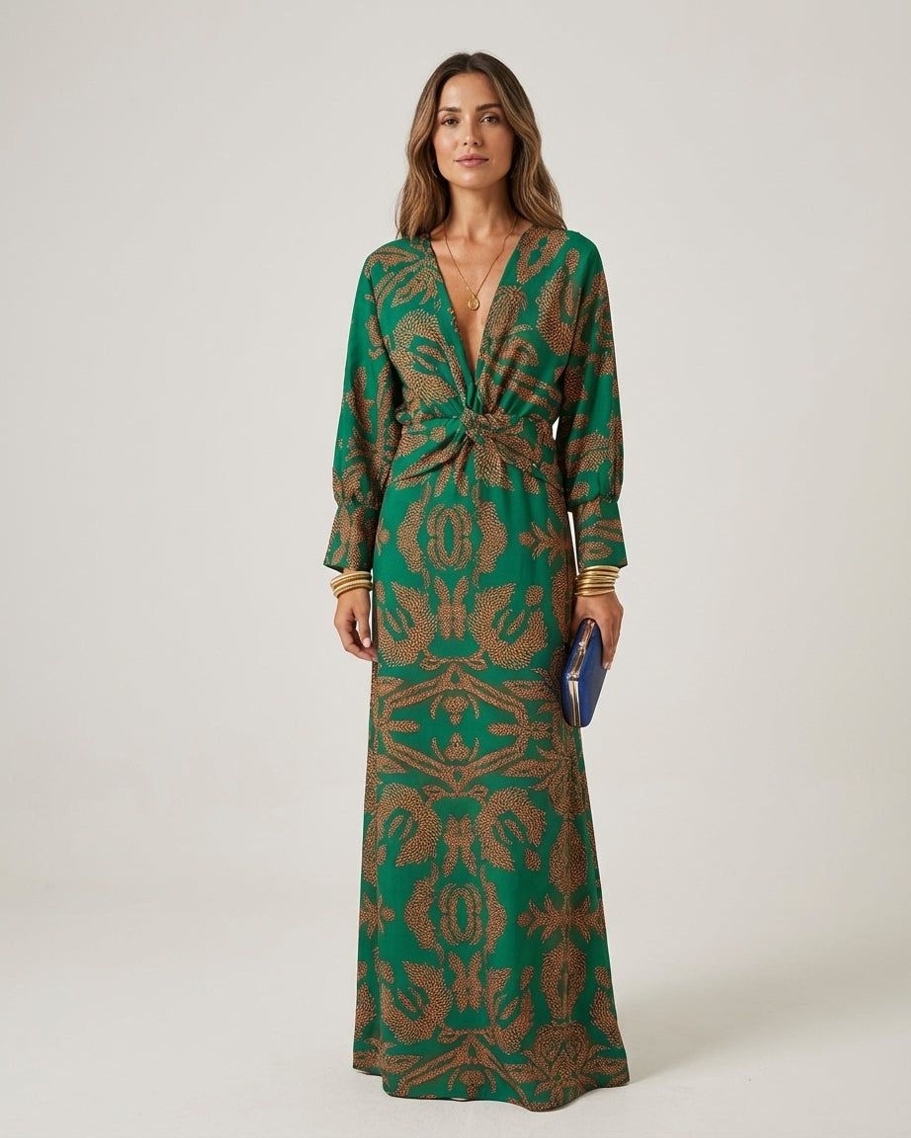 Marielle Vant | Women's Elegant Blue Dress