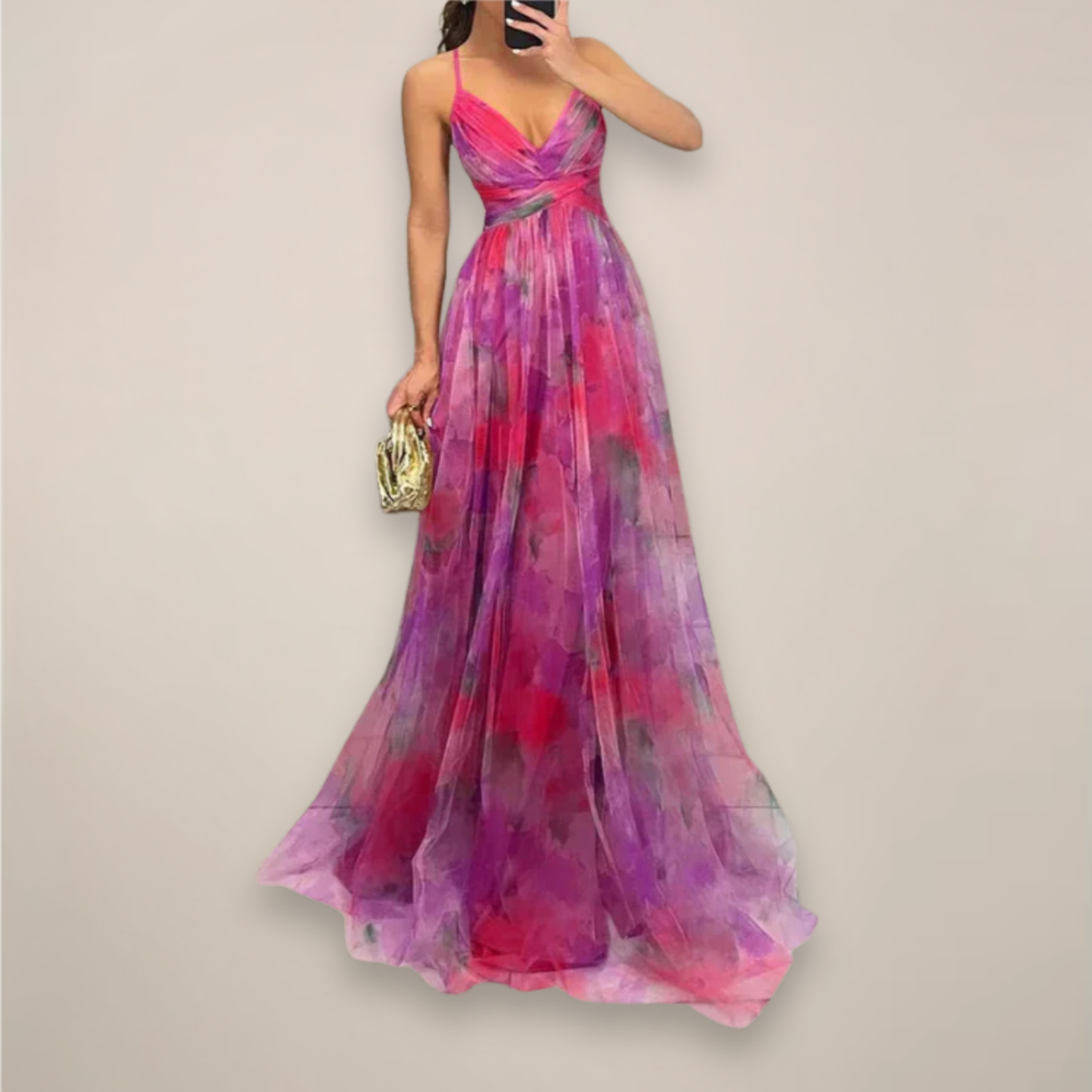 Céleste Vair | Women's Floral Maxi Dress