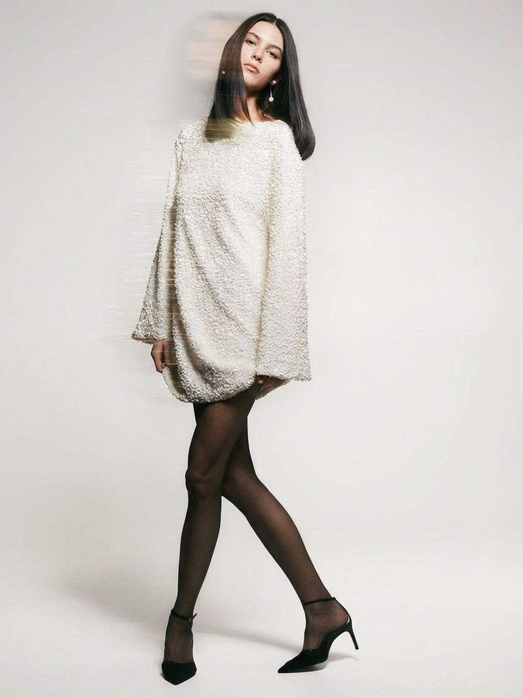 Emilie Varn | Women's Sequin Dress with Bow