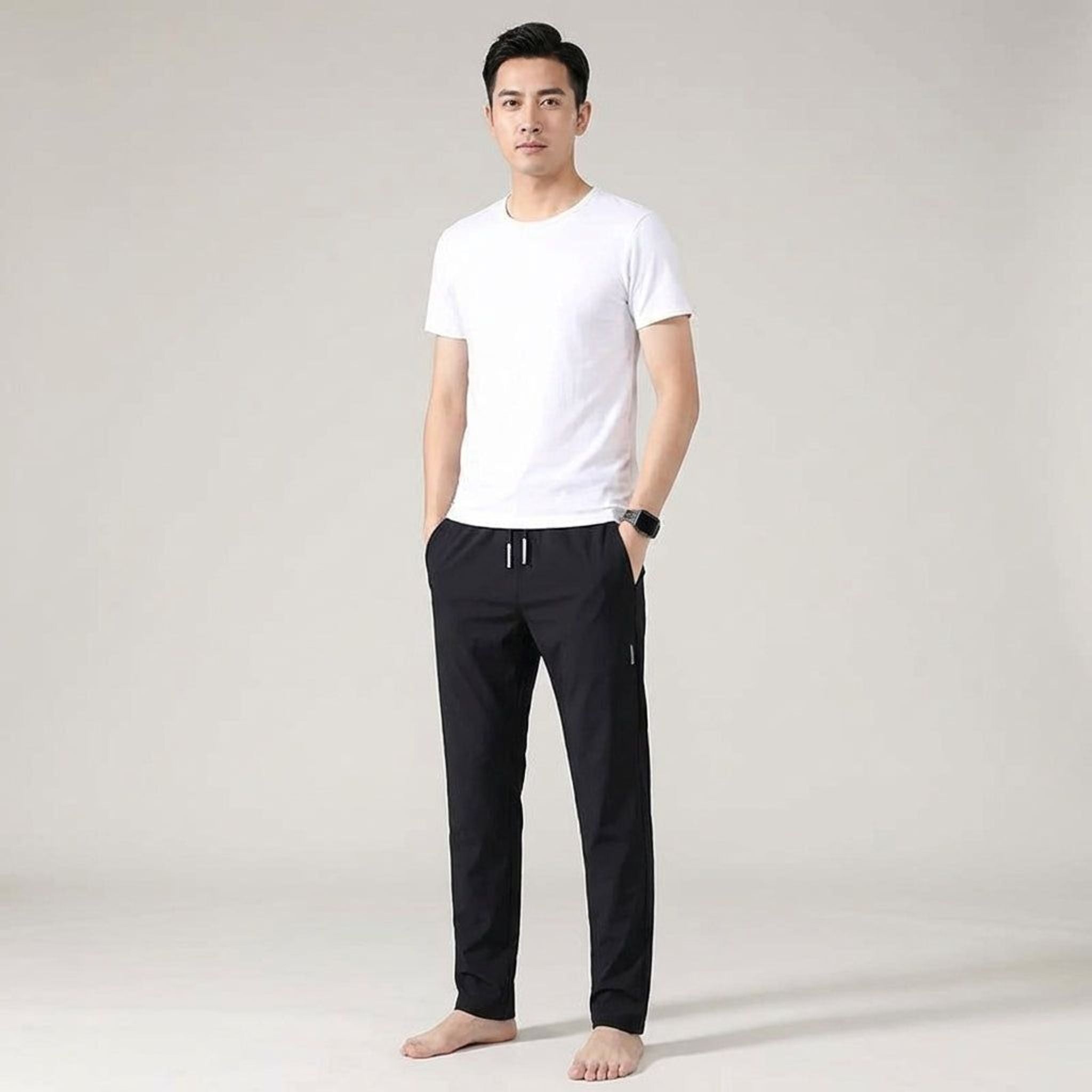 Lorian Vex | Men's Sporty Jogging Pants with Drawstring