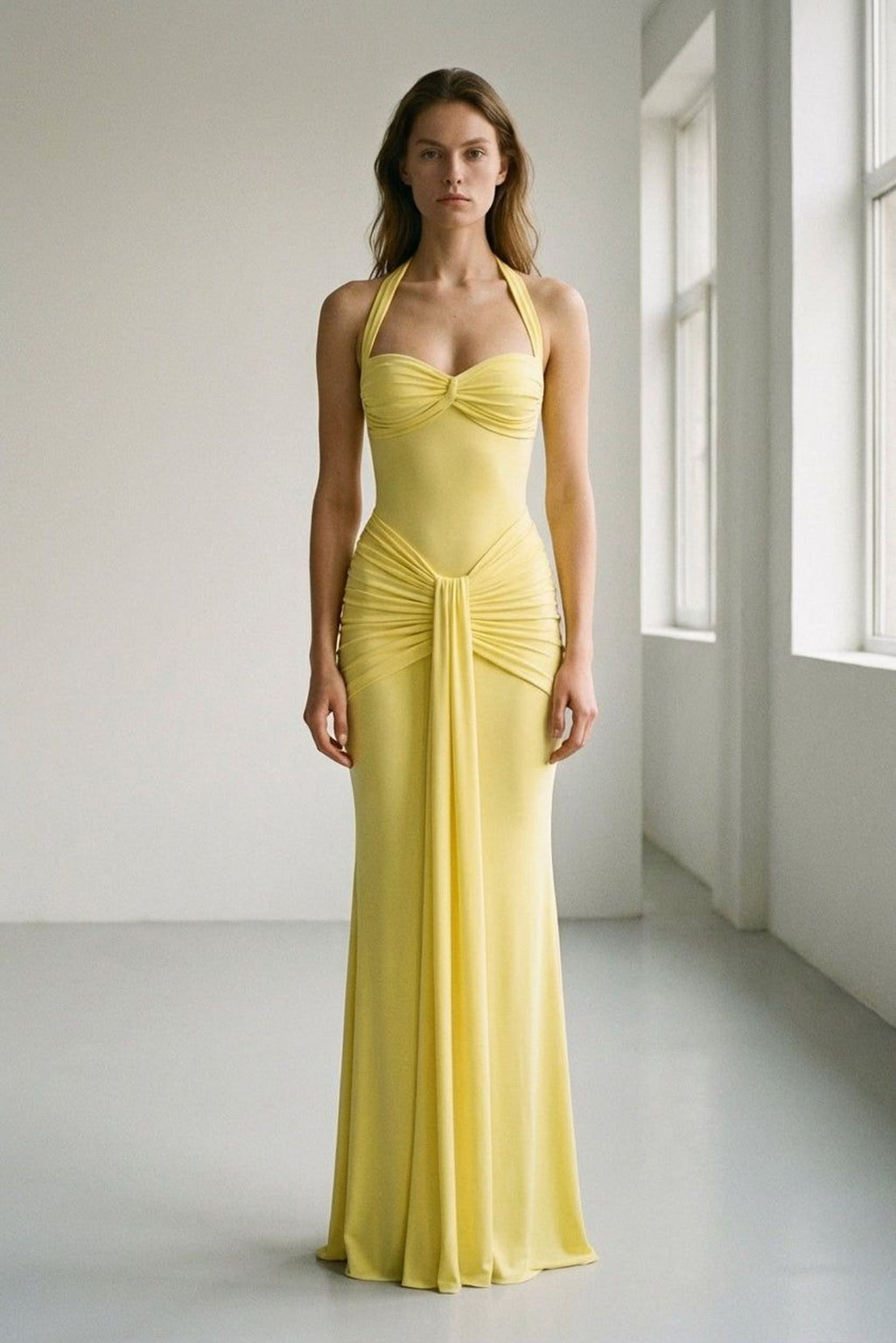 Elodie Vesper | Women's Halter Neck Maxi Dress