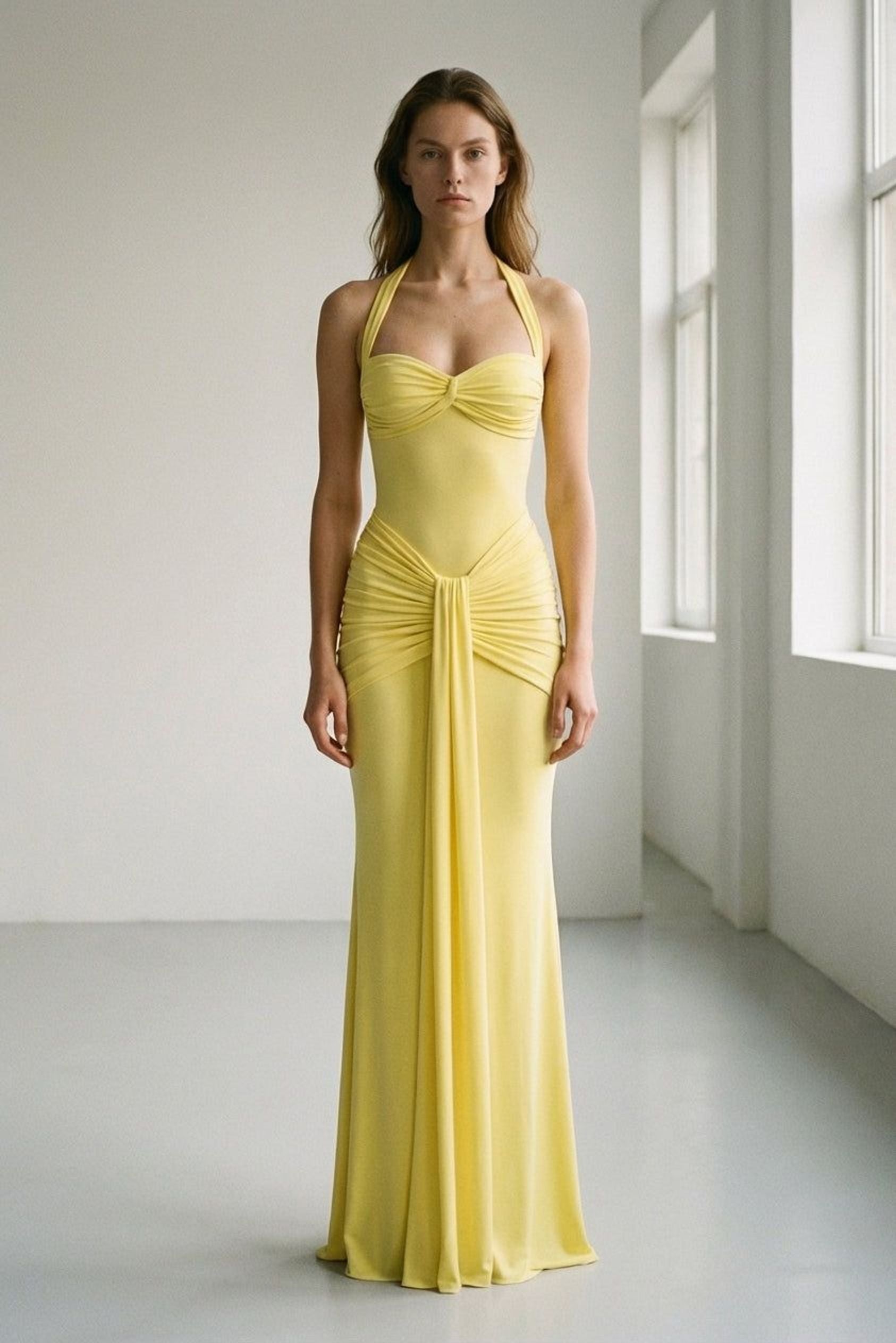 Elodie Vesper | Women's Halter Neck Maxi Dress