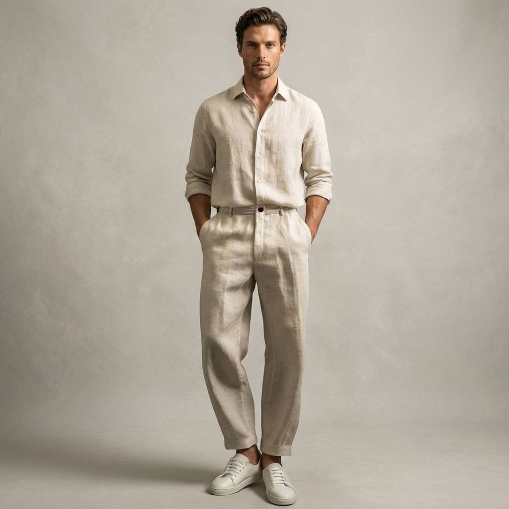 Lucien Braye | Men's Comfortable Versatile Linen Pants
