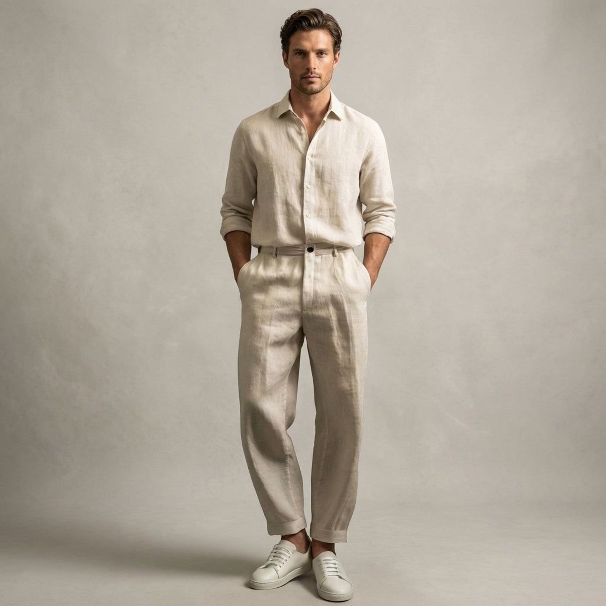 Lucien Braye | Men's Comfortable Versatile Linen Pants