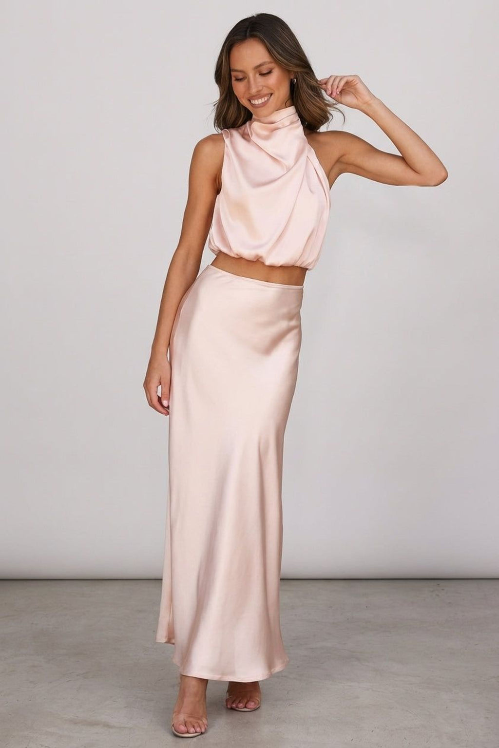 Céleste Vion | Women's Satin Evening Dress
