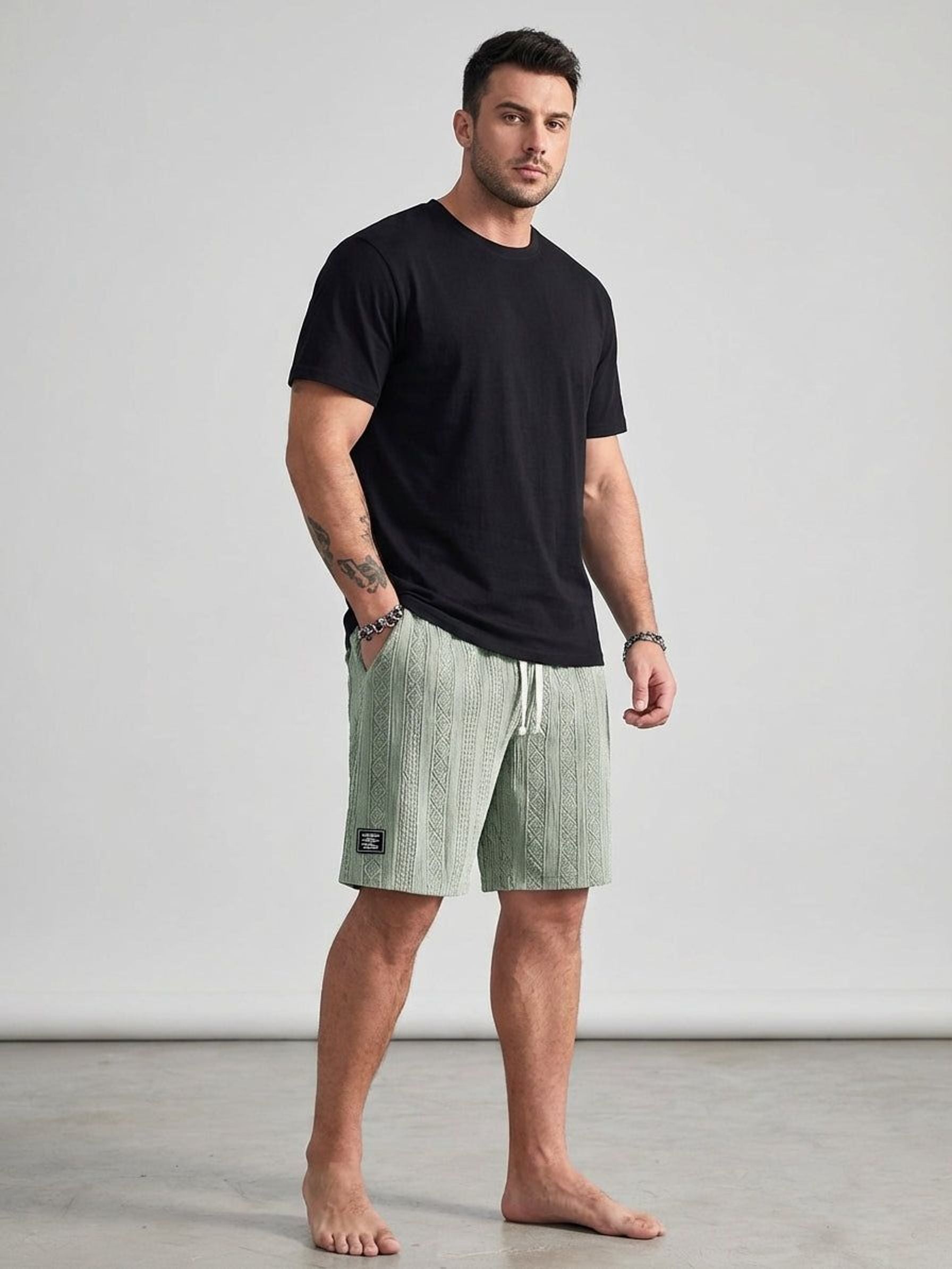 Lorenzo Voss | Men's Knit Lounge Shorts