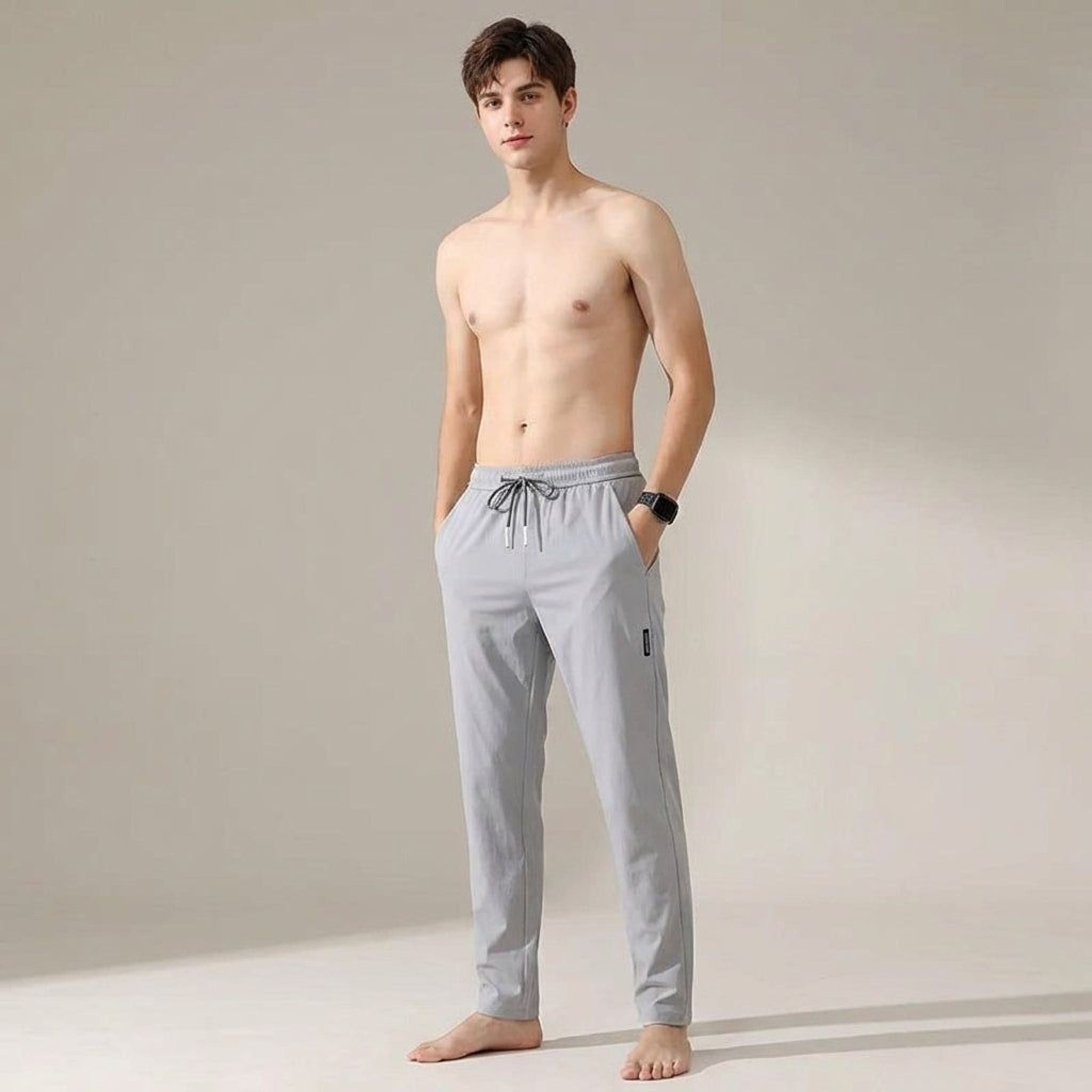 Lorian Vex | Men's Sporty Jogging Pants with Drawstring
