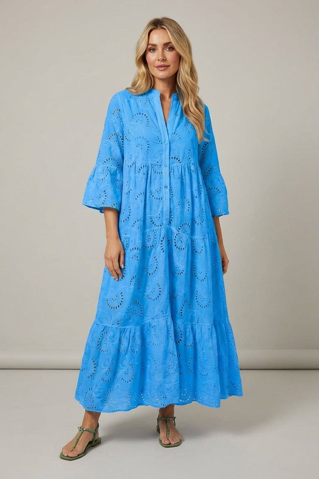 Amélie Voss | Women's Embroidered Maxi Dress