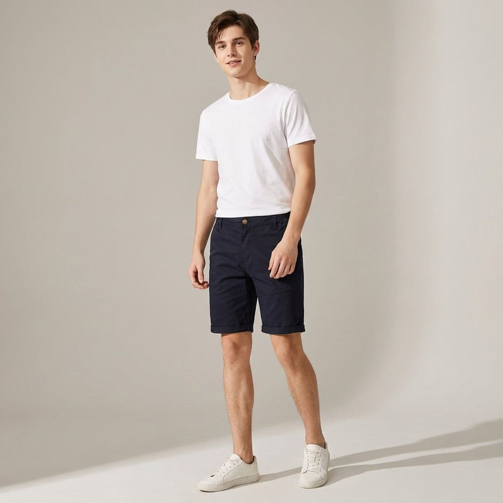 Lucien Brask | Men's Classic Casual Shorts with Stretch Waist