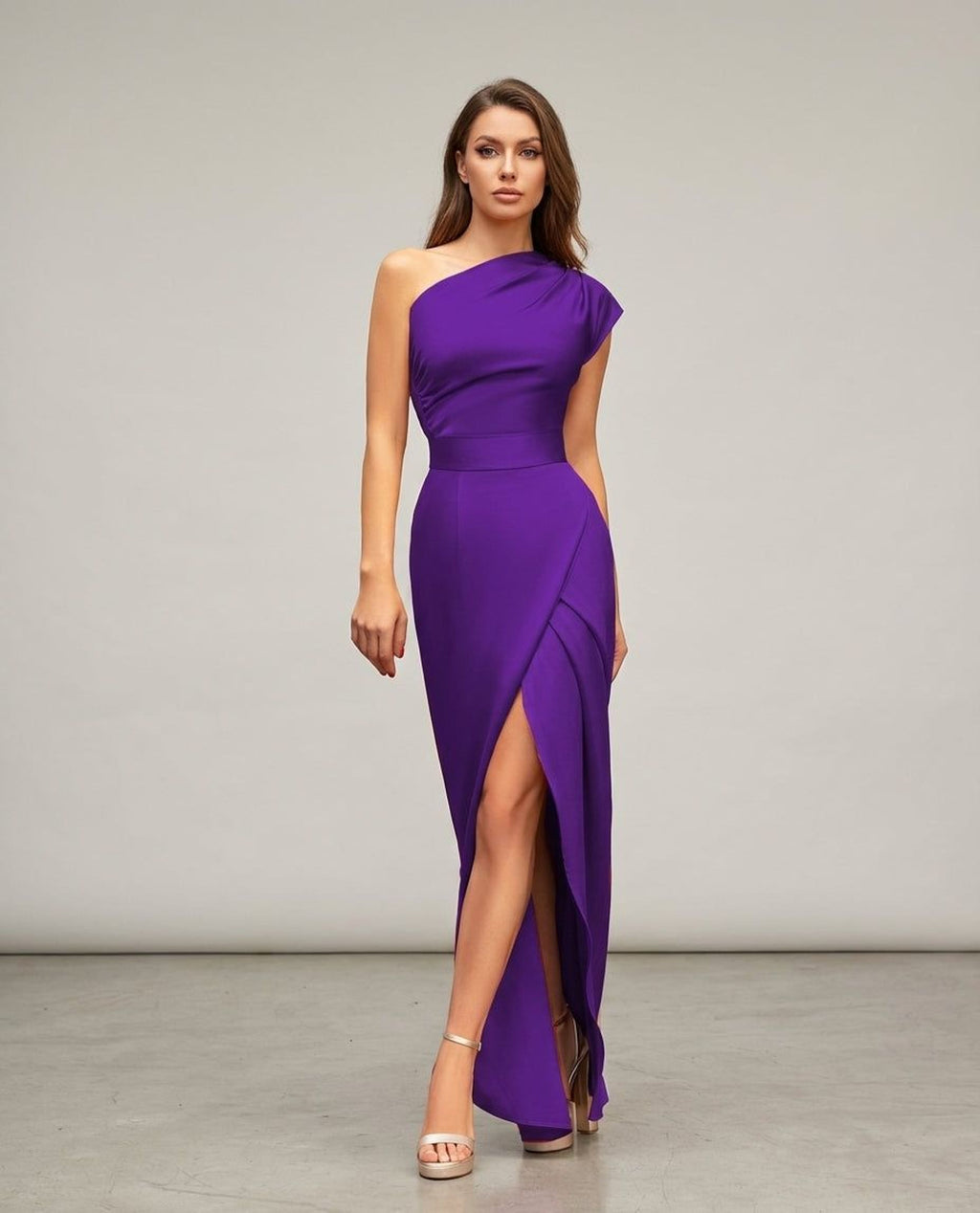 Elena Vire | Women's Elegant Asymmetrical Evening Dress