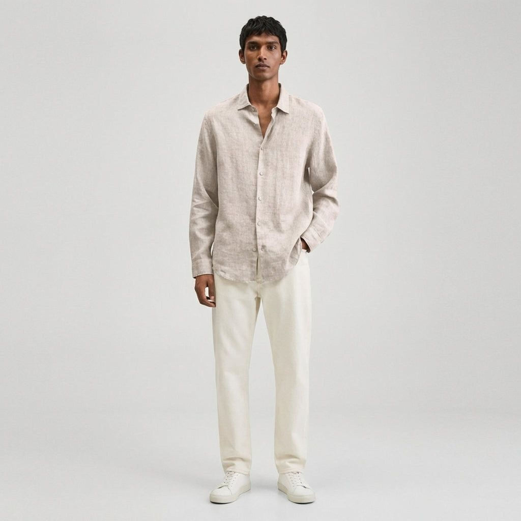 Mathis Corvo | Men's Classic Fit Linen Shirt