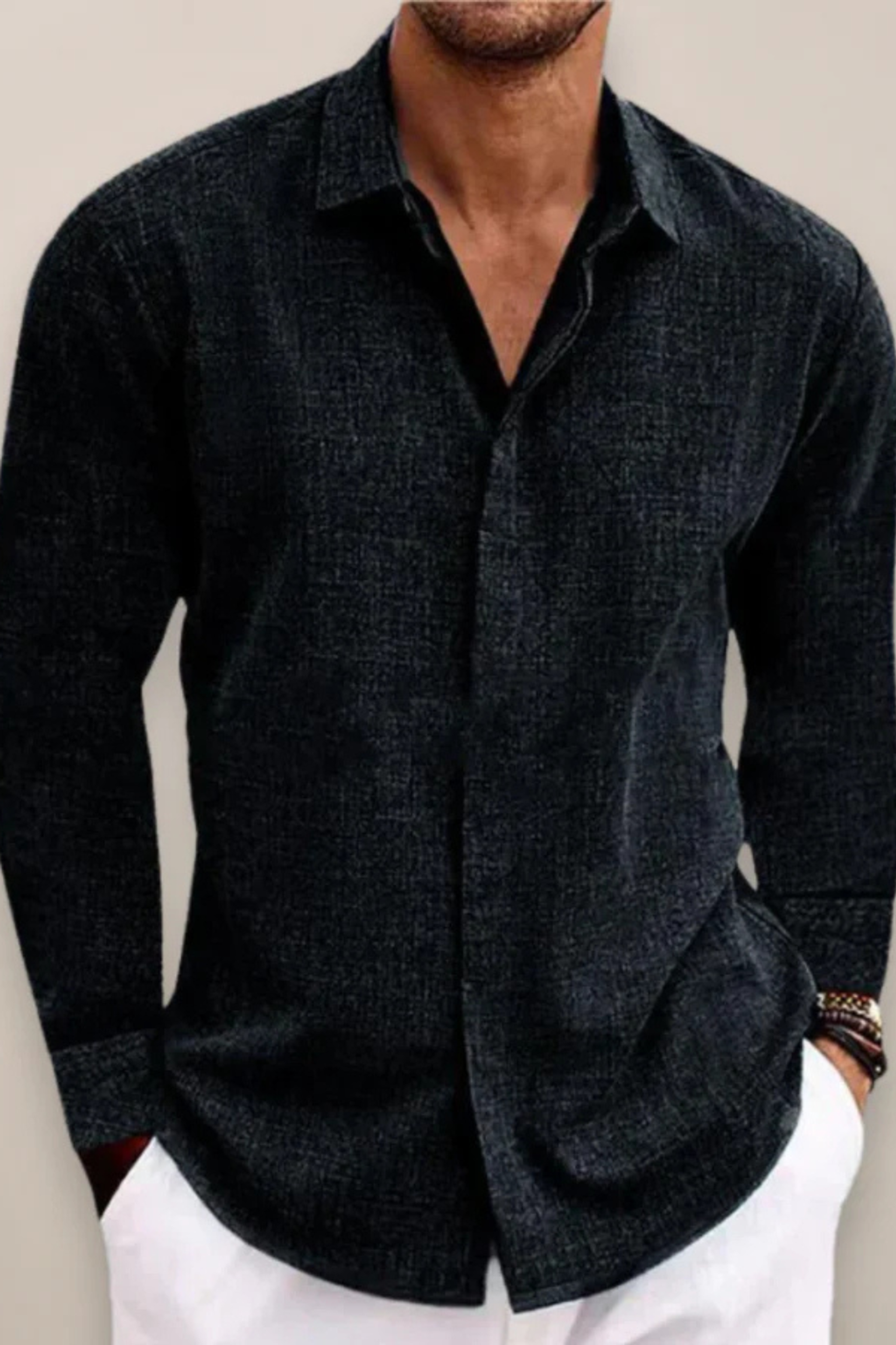 Rafael Brin | Men's Long Sleeve Button-Up Shirt