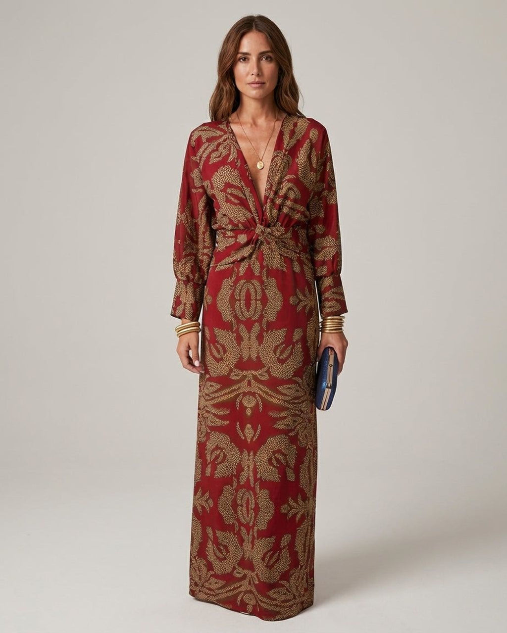 Marielle Vant | Women's Elegant Blue Dress