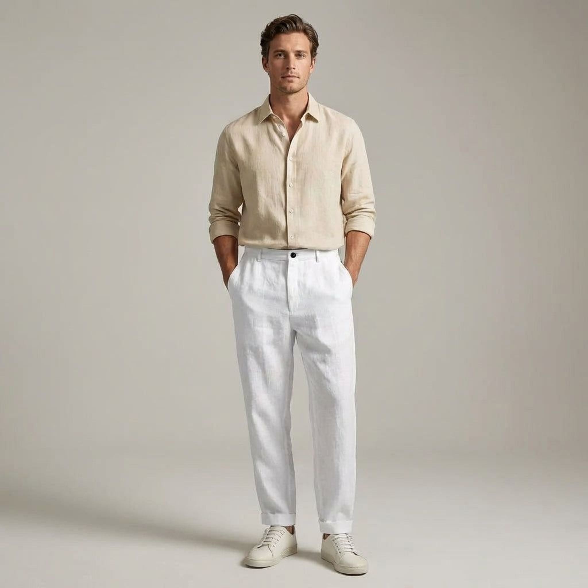 Lucien Braye | Men's Comfortable Versatile Linen Pants
