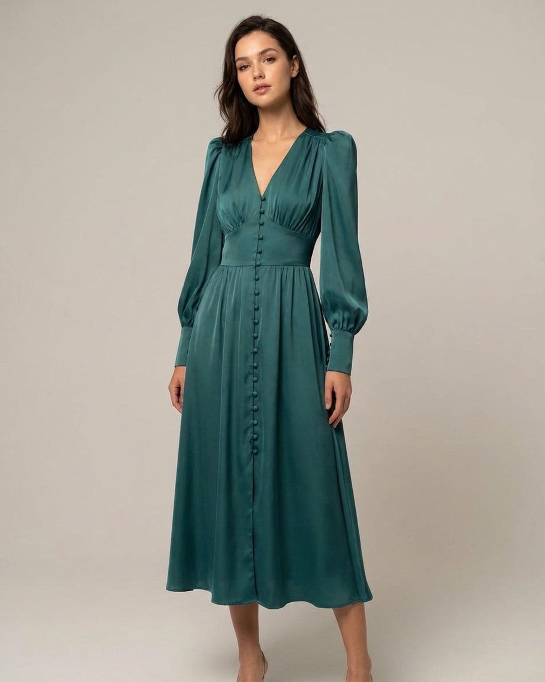 Elodie Varn | Women's Elegant Satin Dress