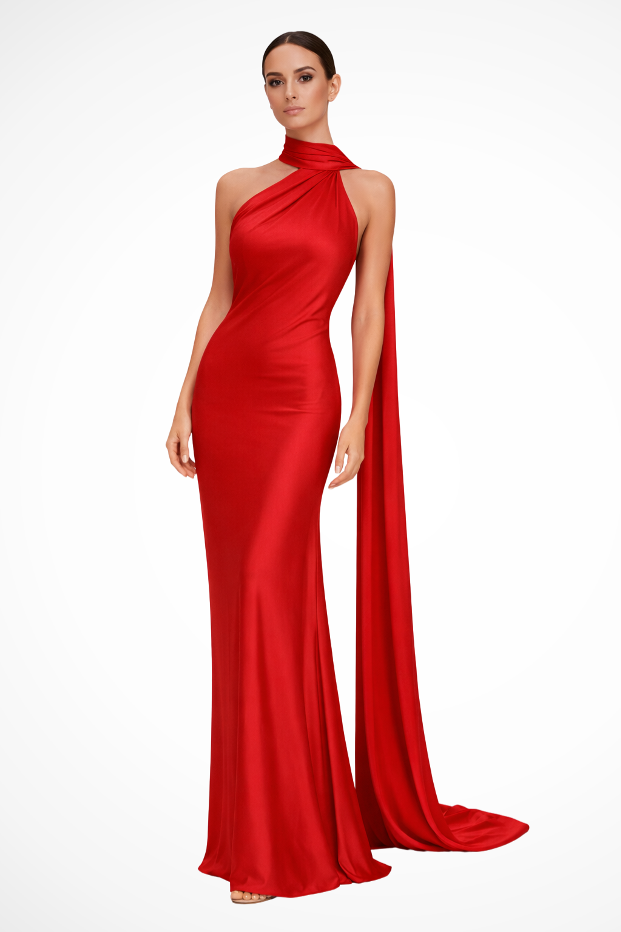 Elodie Varn | Women's Halter Neck Maxi Dress