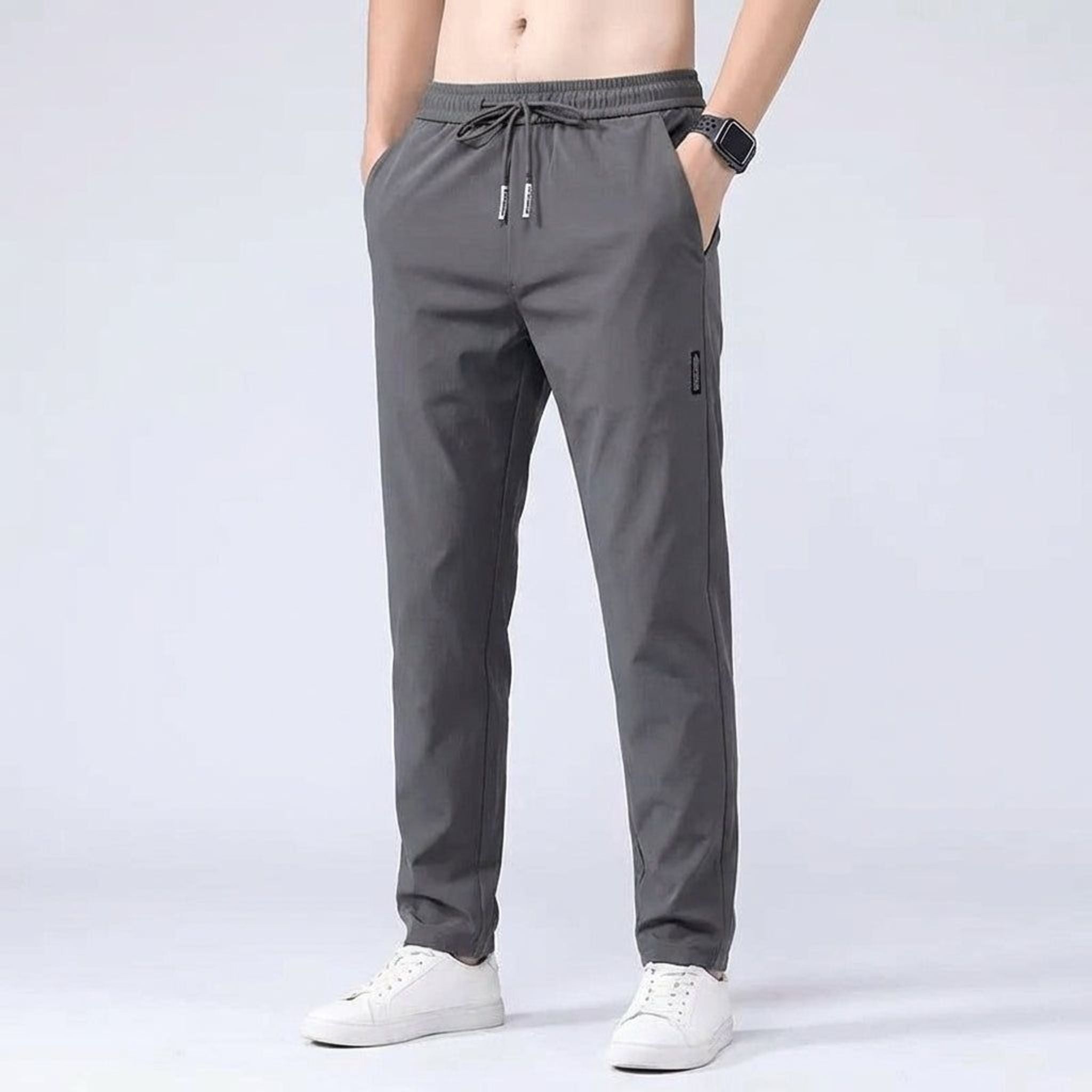 Lorian Vex | Men's Sporty Jogging Pants with Drawstring