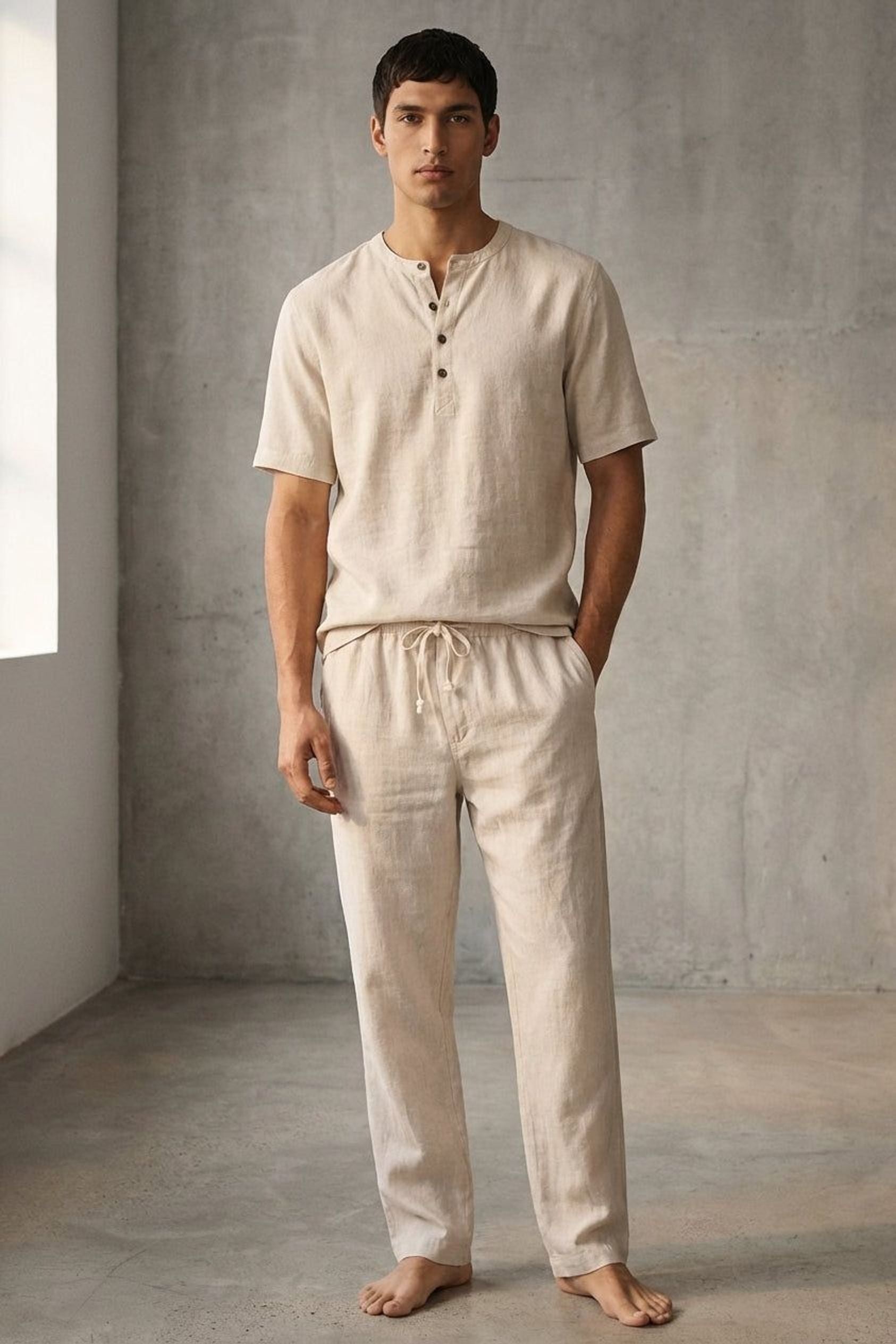 Ronan Vale | Men's Cotton Linen Summer Set