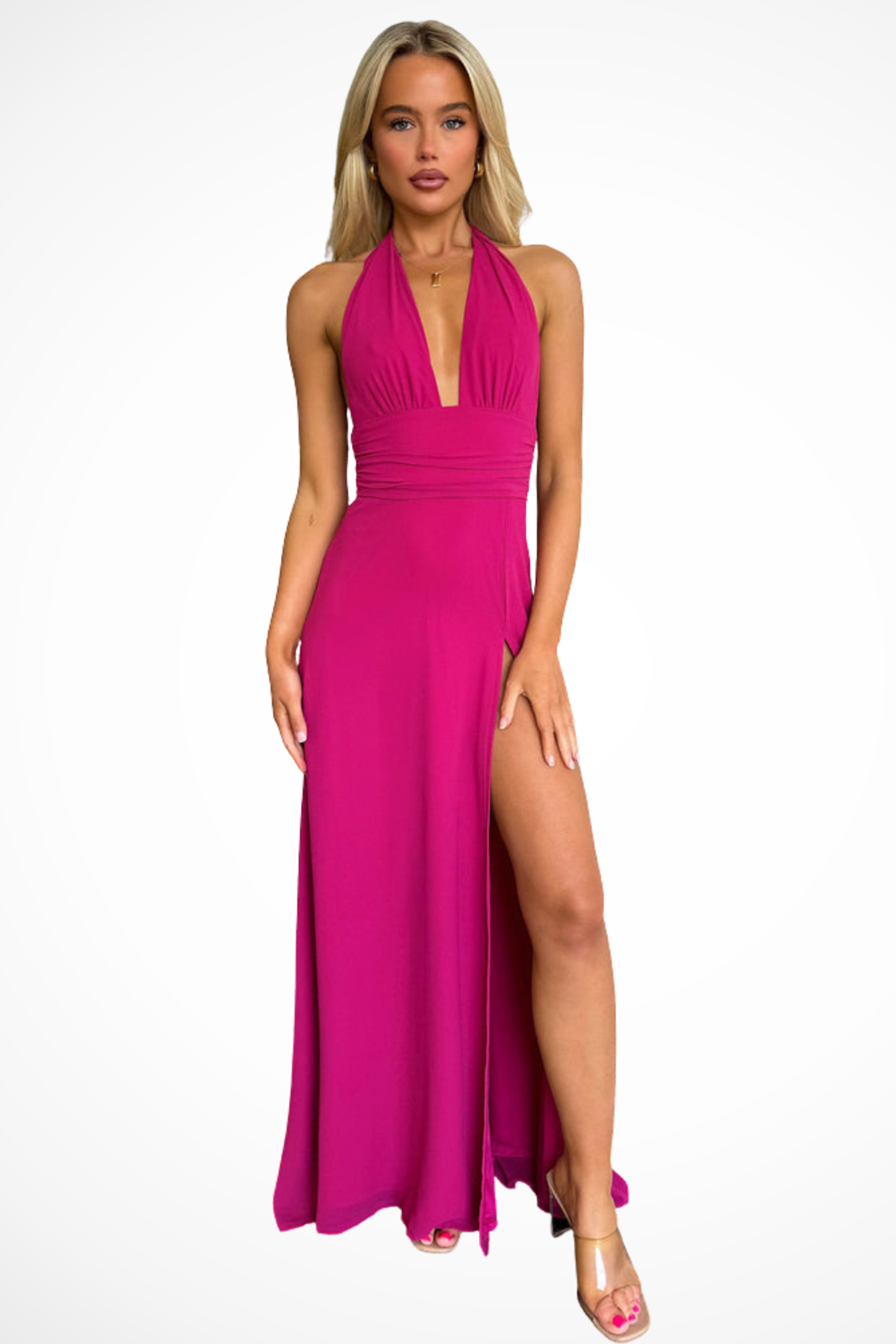 Elodie Vesper | Women's Halter Neck Maxi Dress