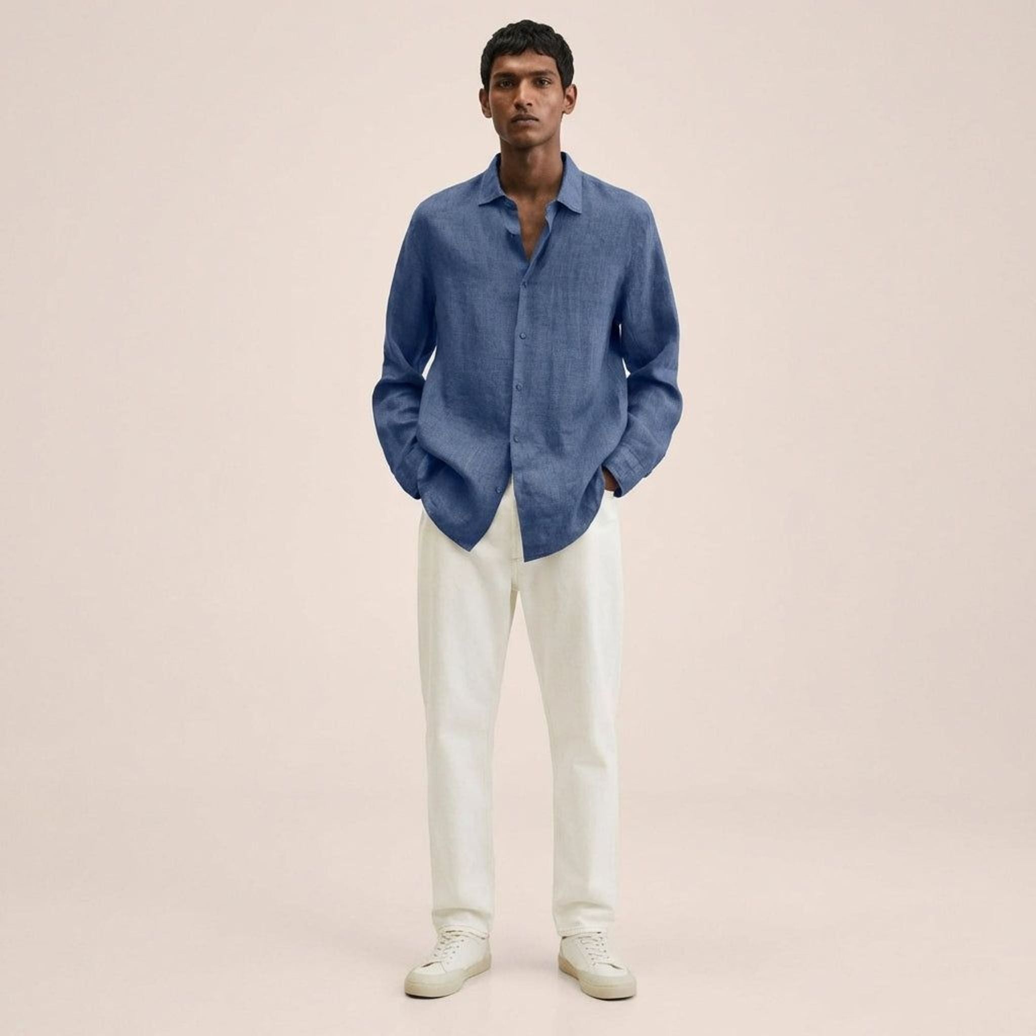Mathis Corvo | Men's Classic Fit Linen Shirt