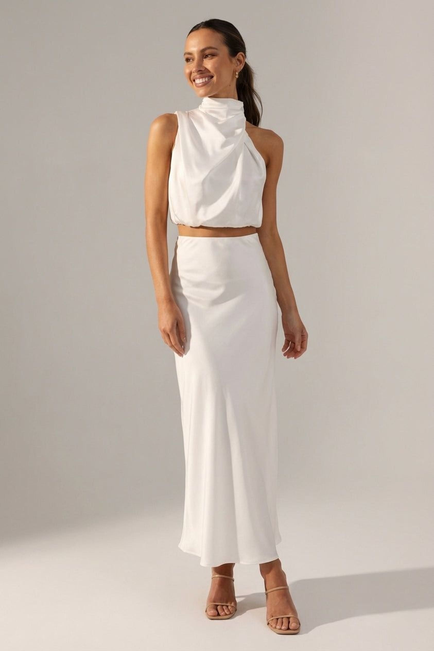 Céleste Vion | Women's Satin Evening Dress