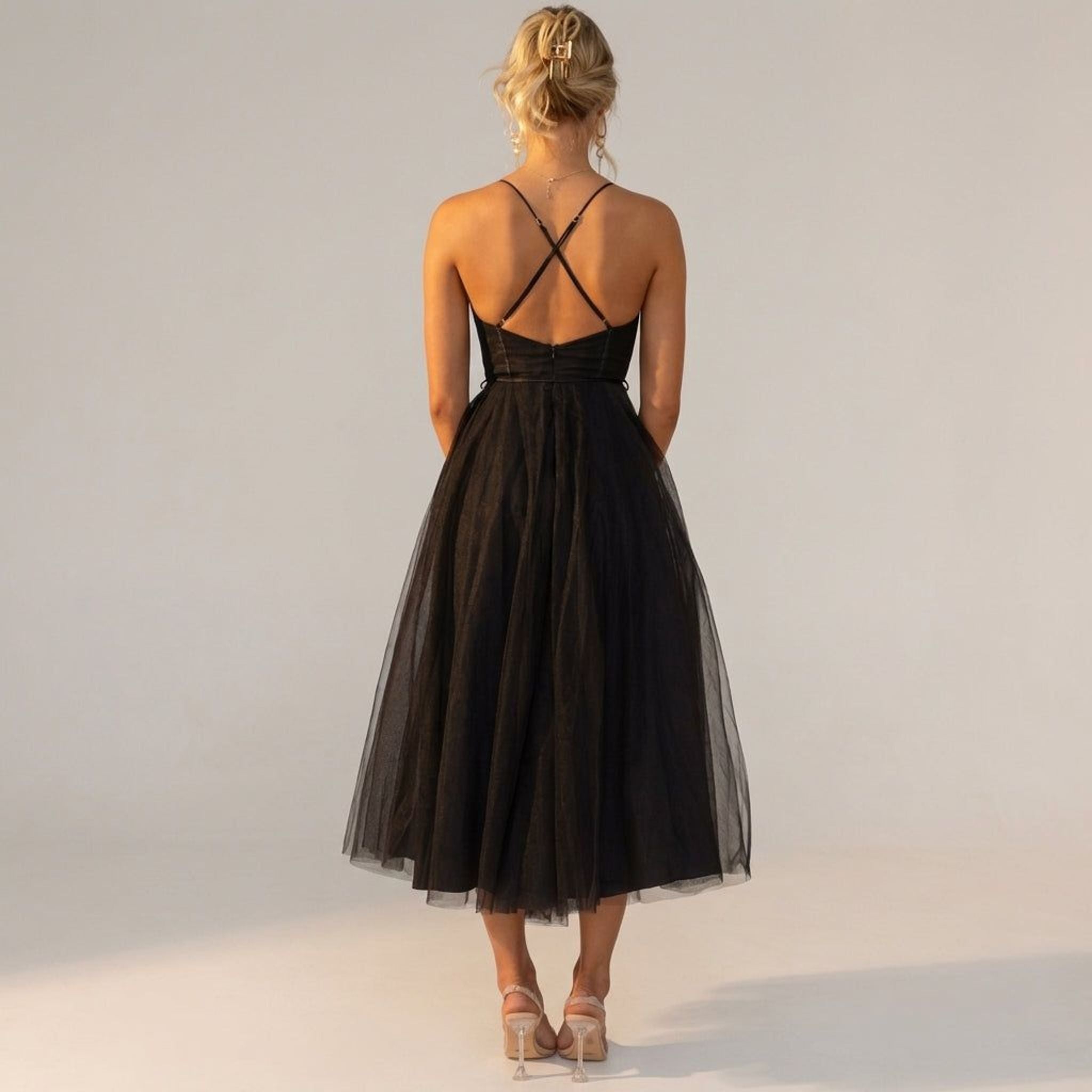 Isabelle Kren | Women's Elegant Midi Evening Dress