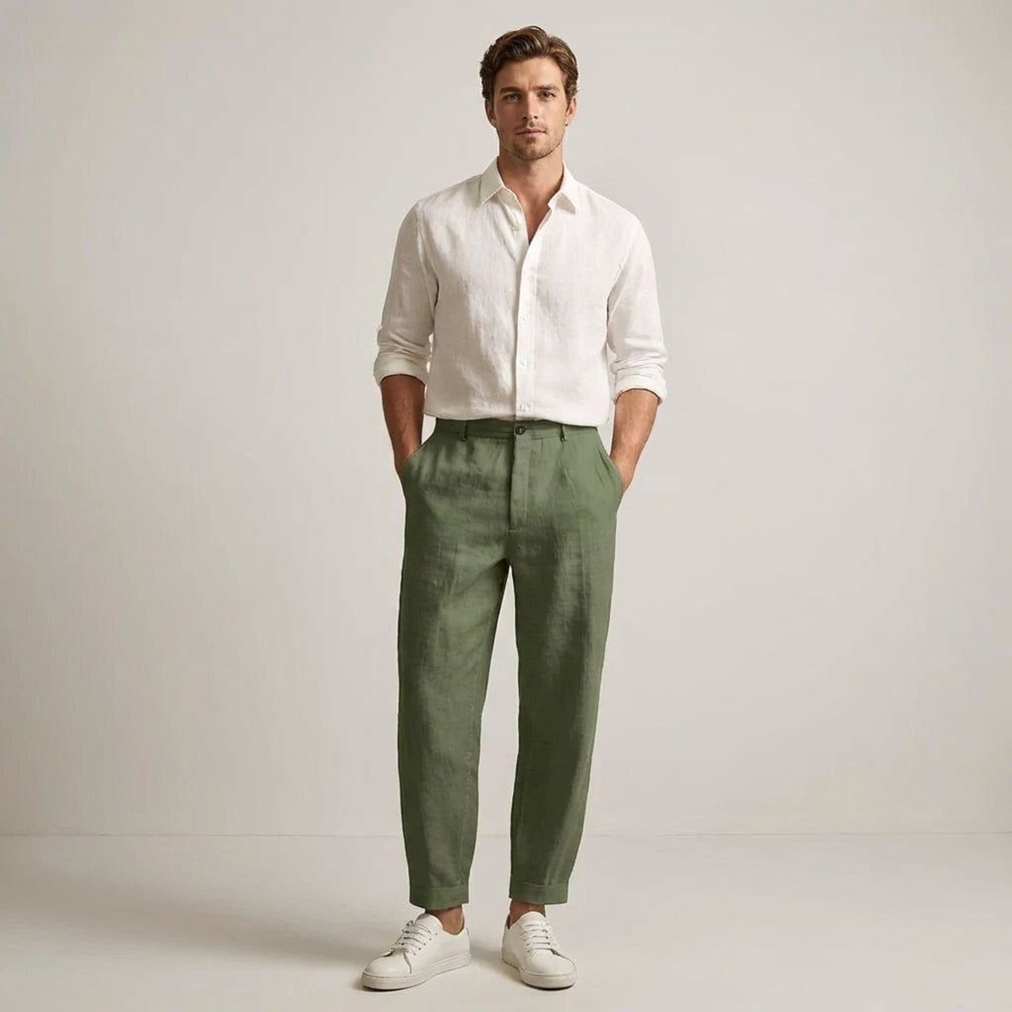 Lucien Braye | Men's Comfortable Versatile Linen Pants