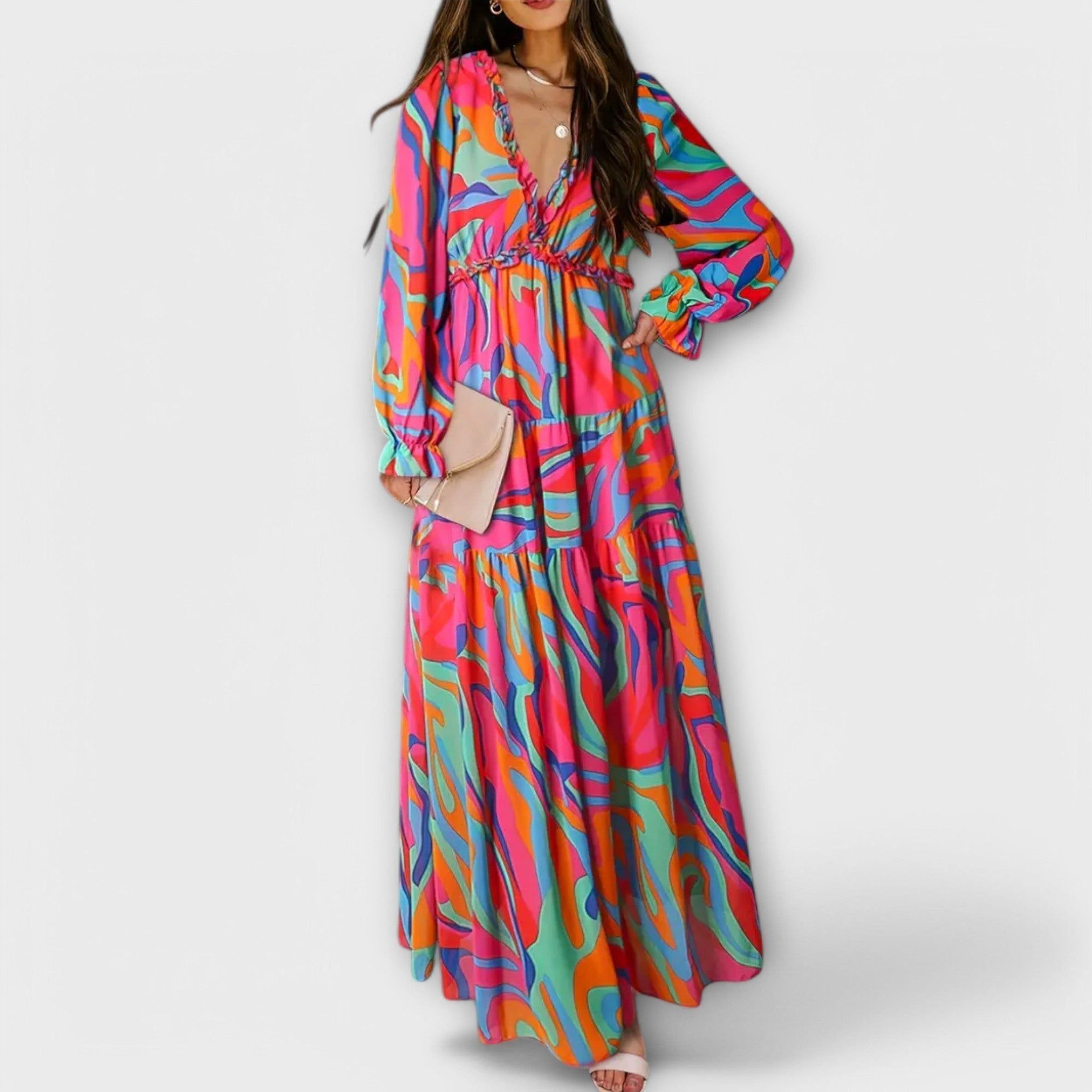 Celeste Vira | Women's Floral Maxi Dress
