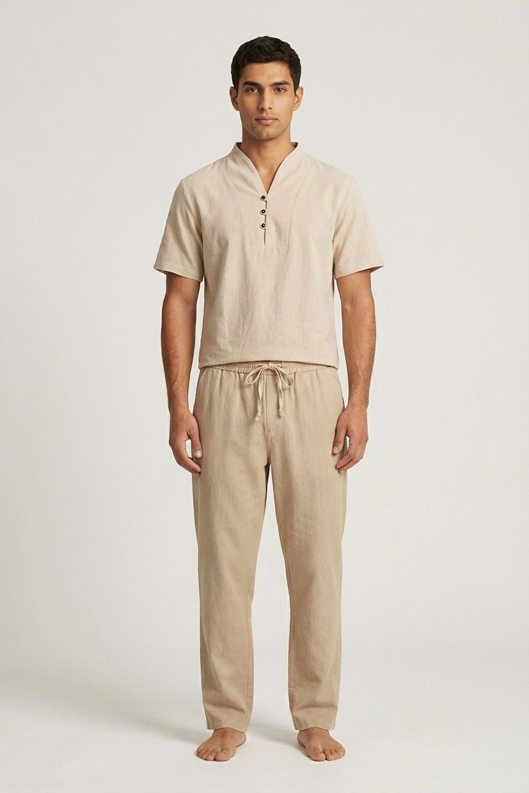 Ronan Vale | Men's Cotton Linen Summer Set