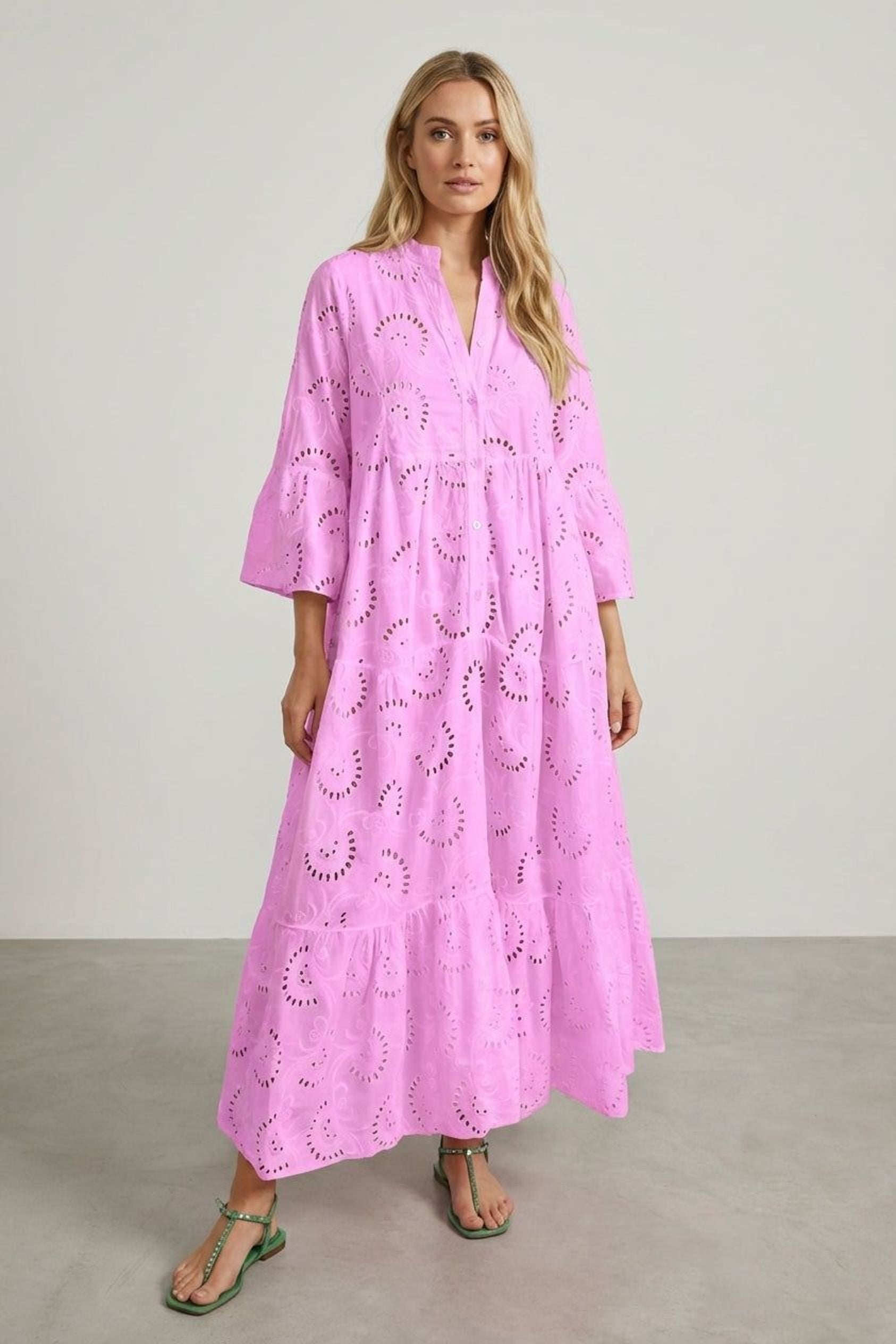 Amélie Voss | Women's Embroidered Maxi Dress