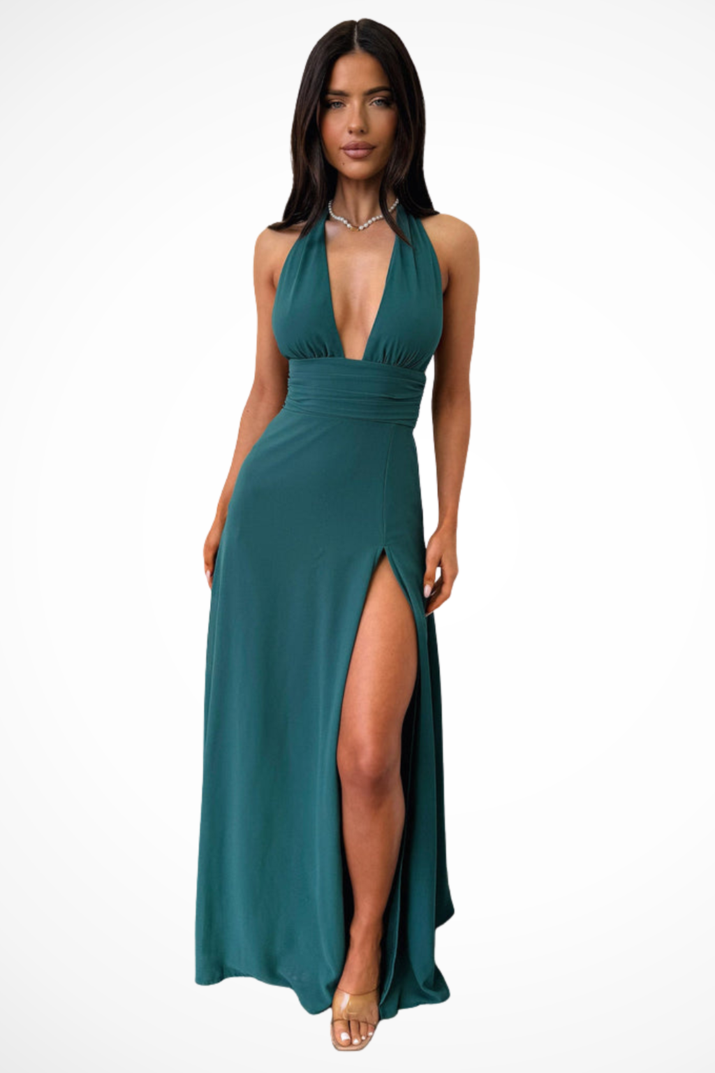Elodie Vesper | Women's Halter Neck Maxi Dress
