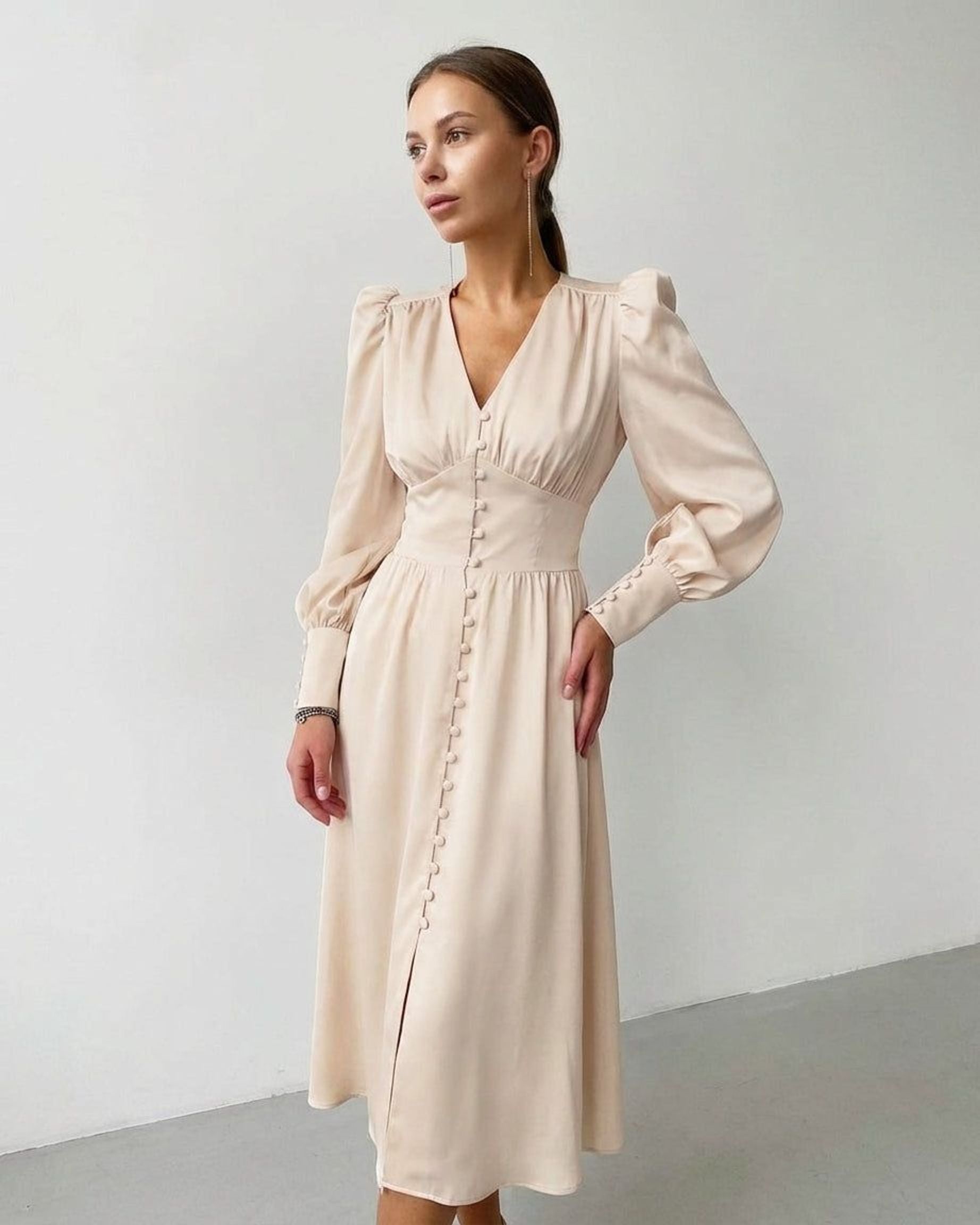 Elodie Varn | Women's Elegant Satin Dress