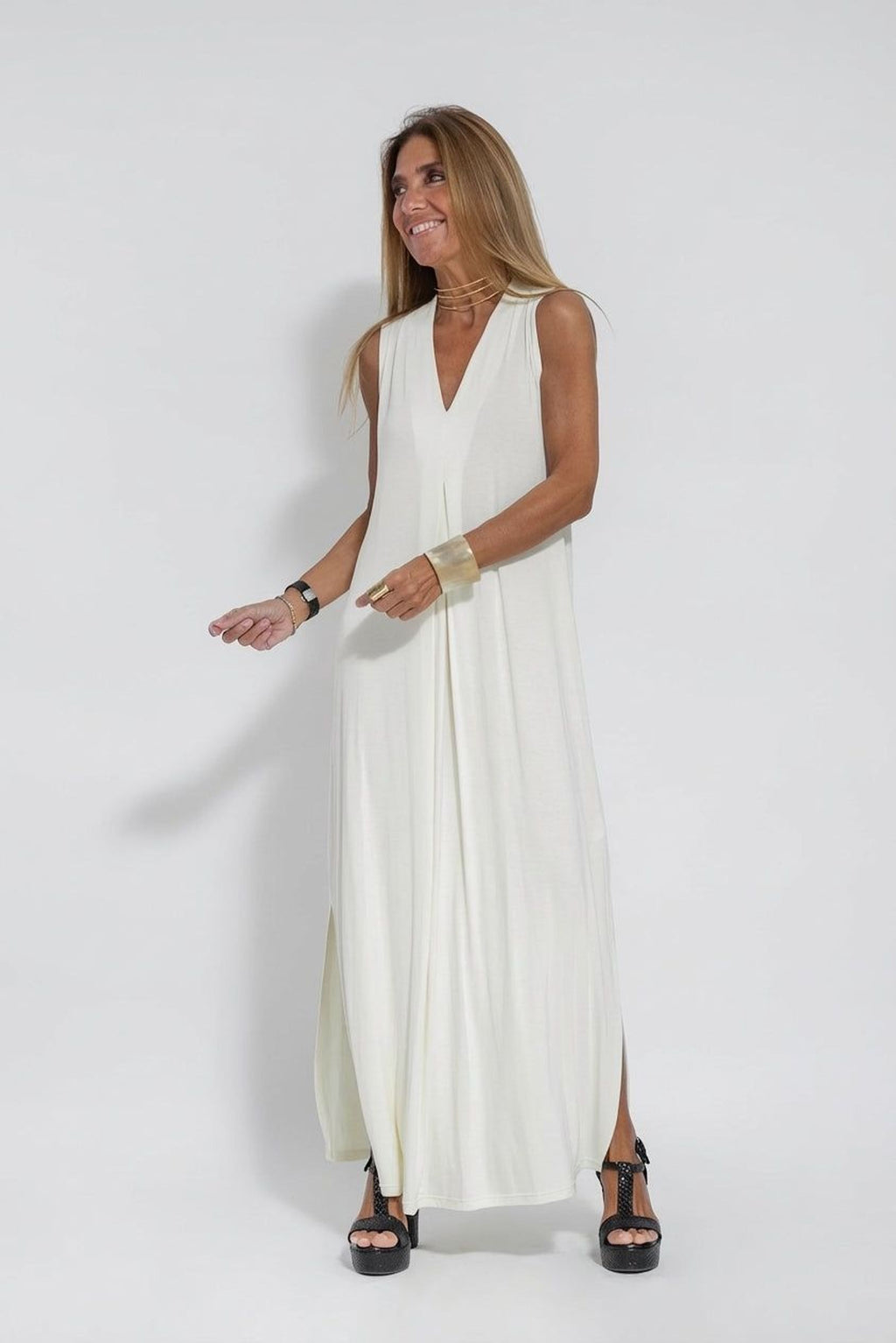 Mireille Vex | Women's Slimming Dress with Cardigan