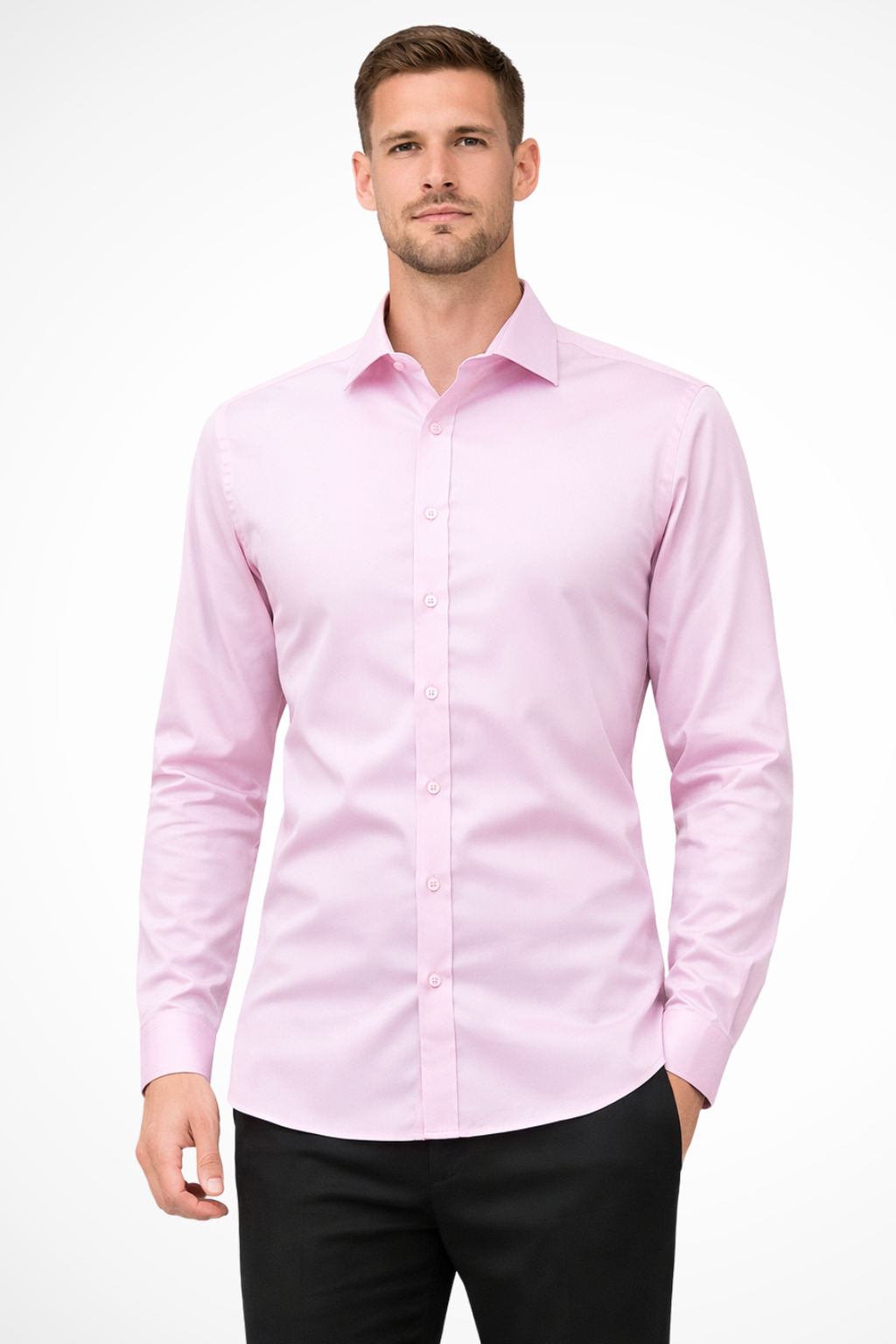 Luca Fynn | Men's Slim Fit Long Sleeve Shirt