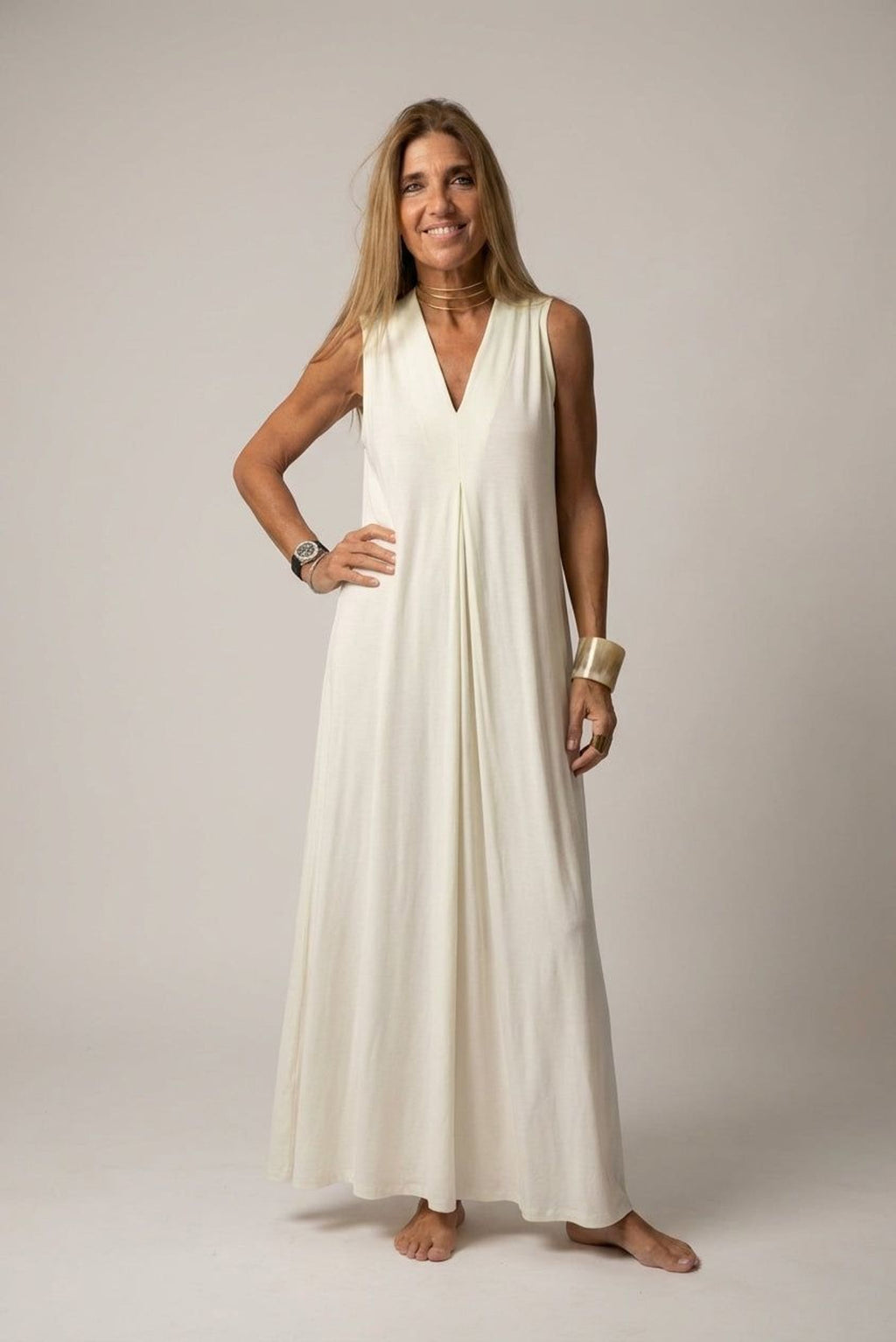 Mireille Vex | Women's Slimming Dress with Cardigan